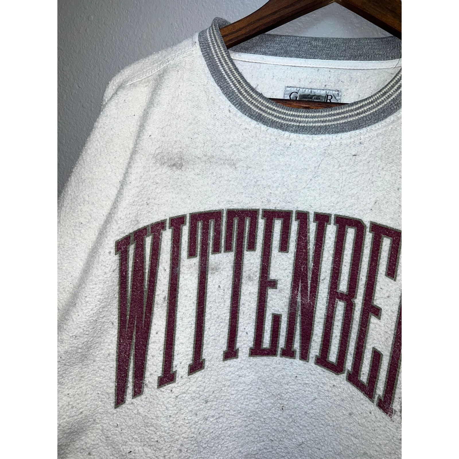 Gear for Sports Vintage Wittenburg Sweatshirt Liberal Arts GFS VTG 90s XL Size US XL / EU 56 / 4 - 2 Thumbnail