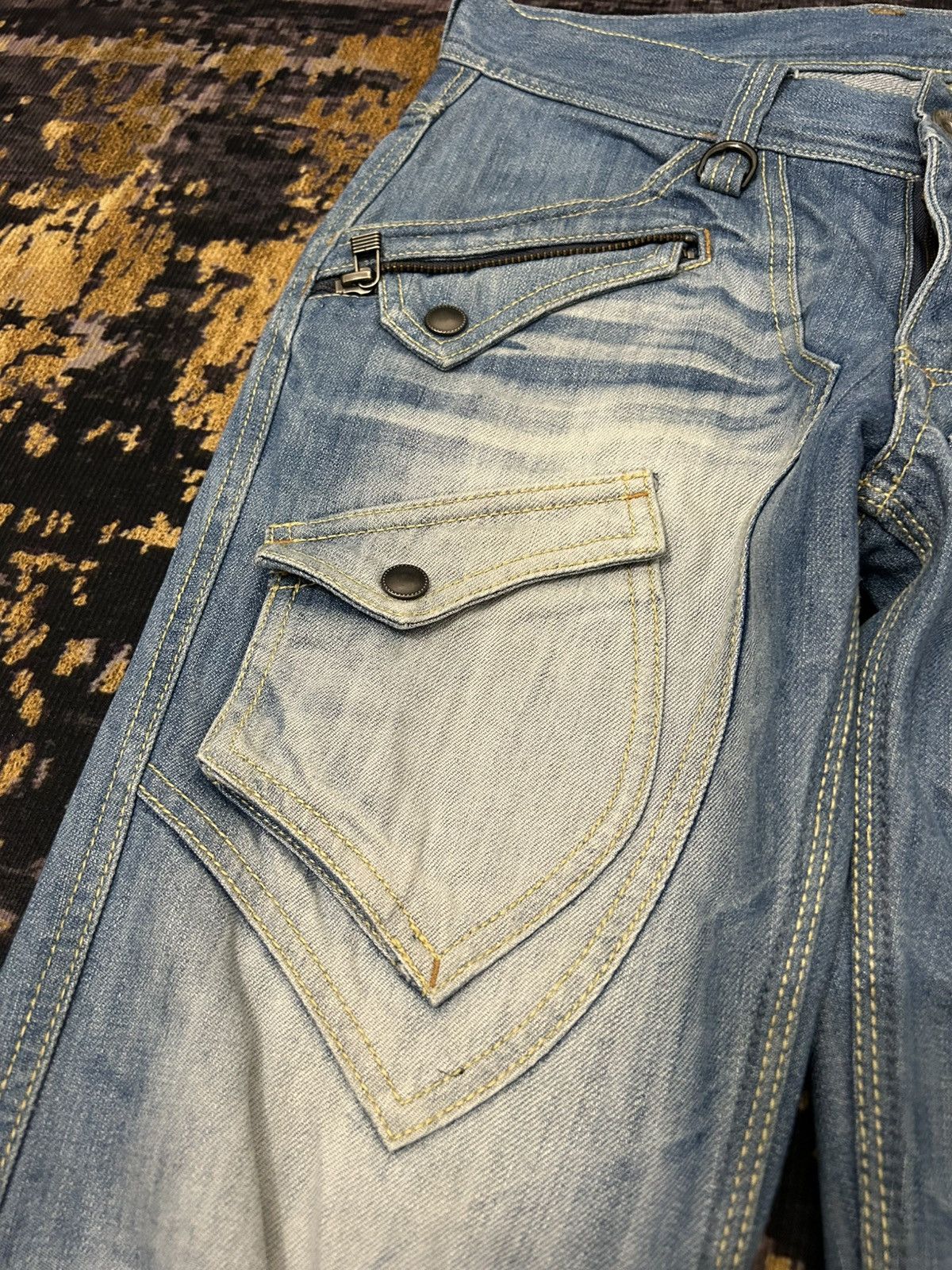 Japanese Brand Hideaways Nicole Multipocket Short Jeans Size US 31 - 6 Thumbnail