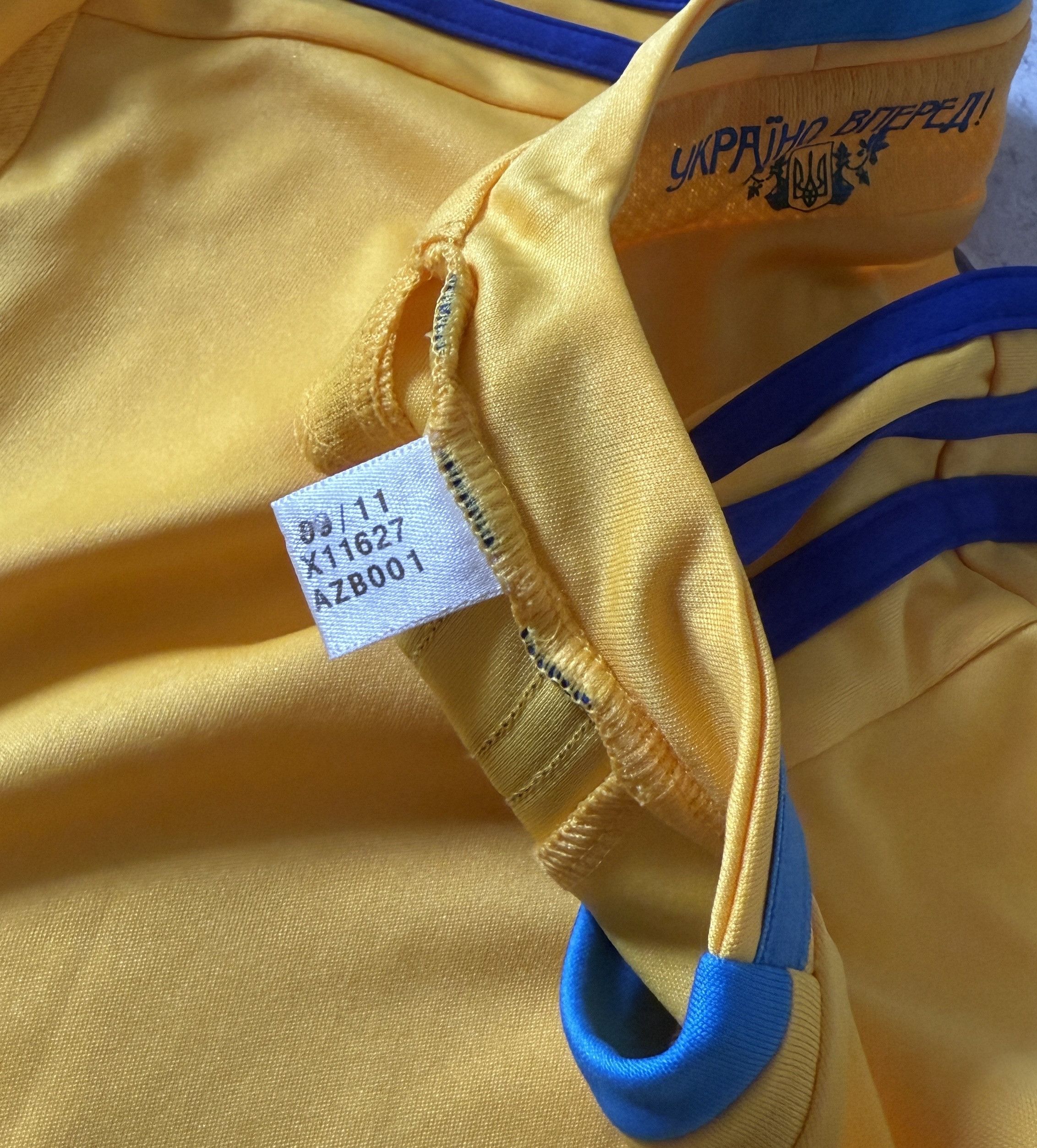 Adidas UKRAINE 2012 HOME FOOTBALL SHIRT SOCCER JERSEY X11627 S Size US S / EU 44-46 / 1 - 3 Thumbnail