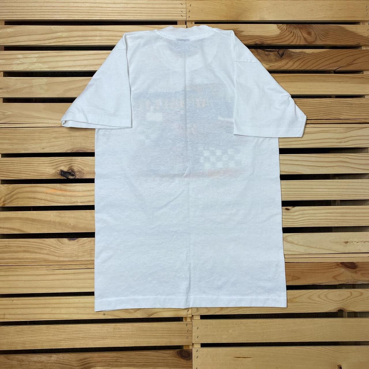 Other Vintage NASCAR x JD McDuffie White Racing Tee Size Medium Size US M / EU 48-50 / 2 - 2 Thumbnail