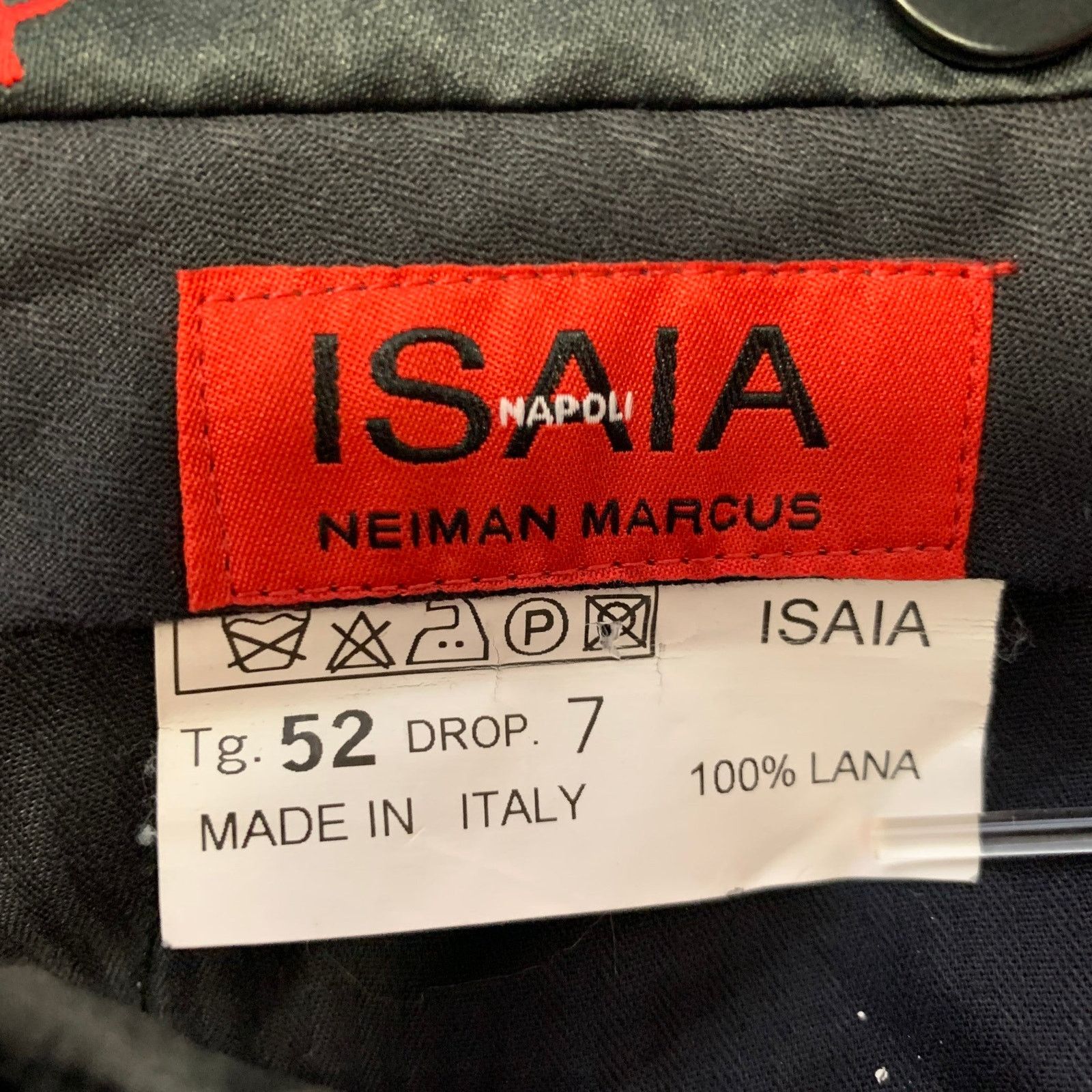 Isaia ISAIA Size 36 Grey Black Gingham Wool Pleated Dress Pants Size US 36 / EU 52 - 3 Thumbnail
