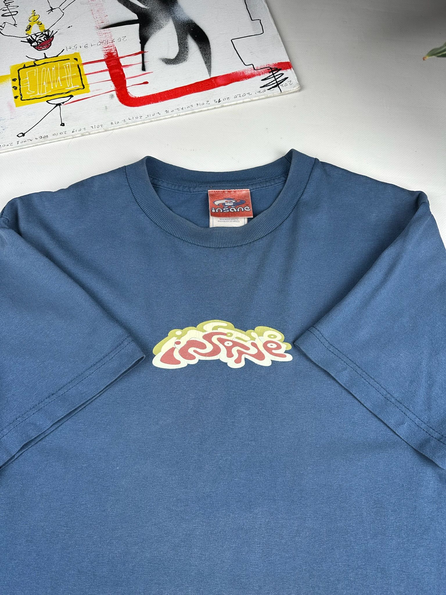 Shorty's Skateboards Vintage 90s Insane Slam City Skateboards acid logo Size US M / EU 48-50 / 2 - 1 Thumbnail