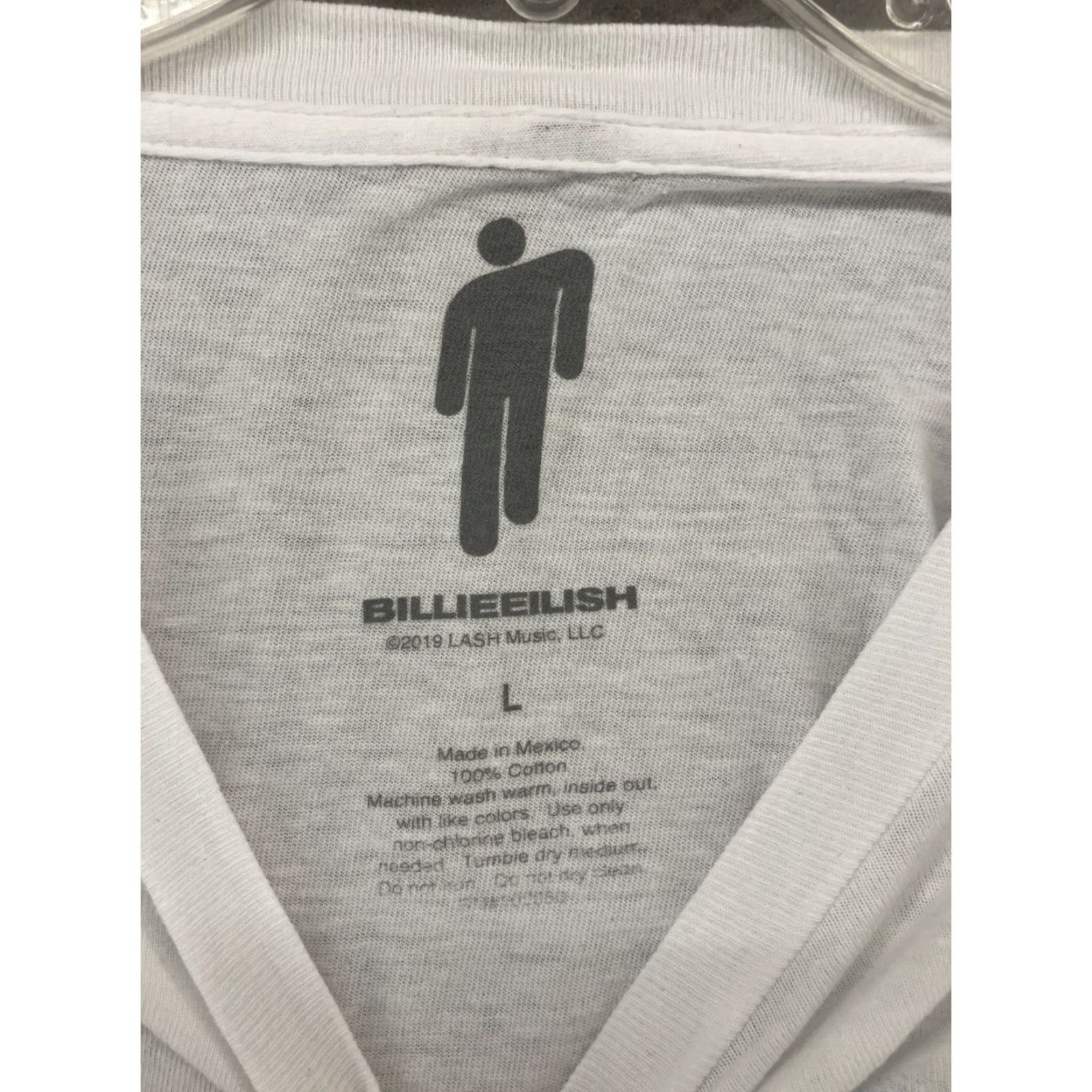 Vintage VINTAGE Billie Eilish Music Tour T-Shirt Adults L White Graphic 2019 Y2K Pop Concert Merch Size L / US 10 / IT 46 - 2 Thumbnail