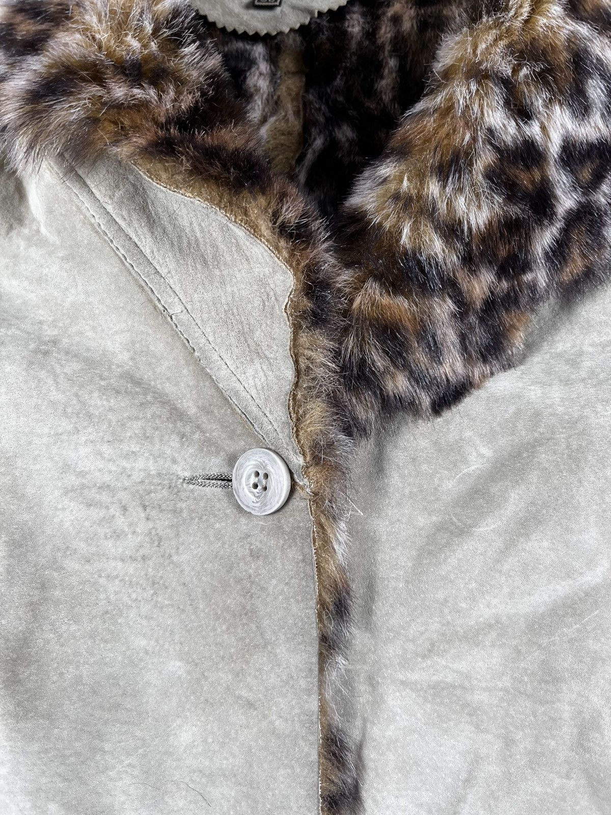 Leather Vintage real leather shearling sheepskins coat jacket Size XS / US 0-2 / IT 36-38 - 12 Thumbnail
