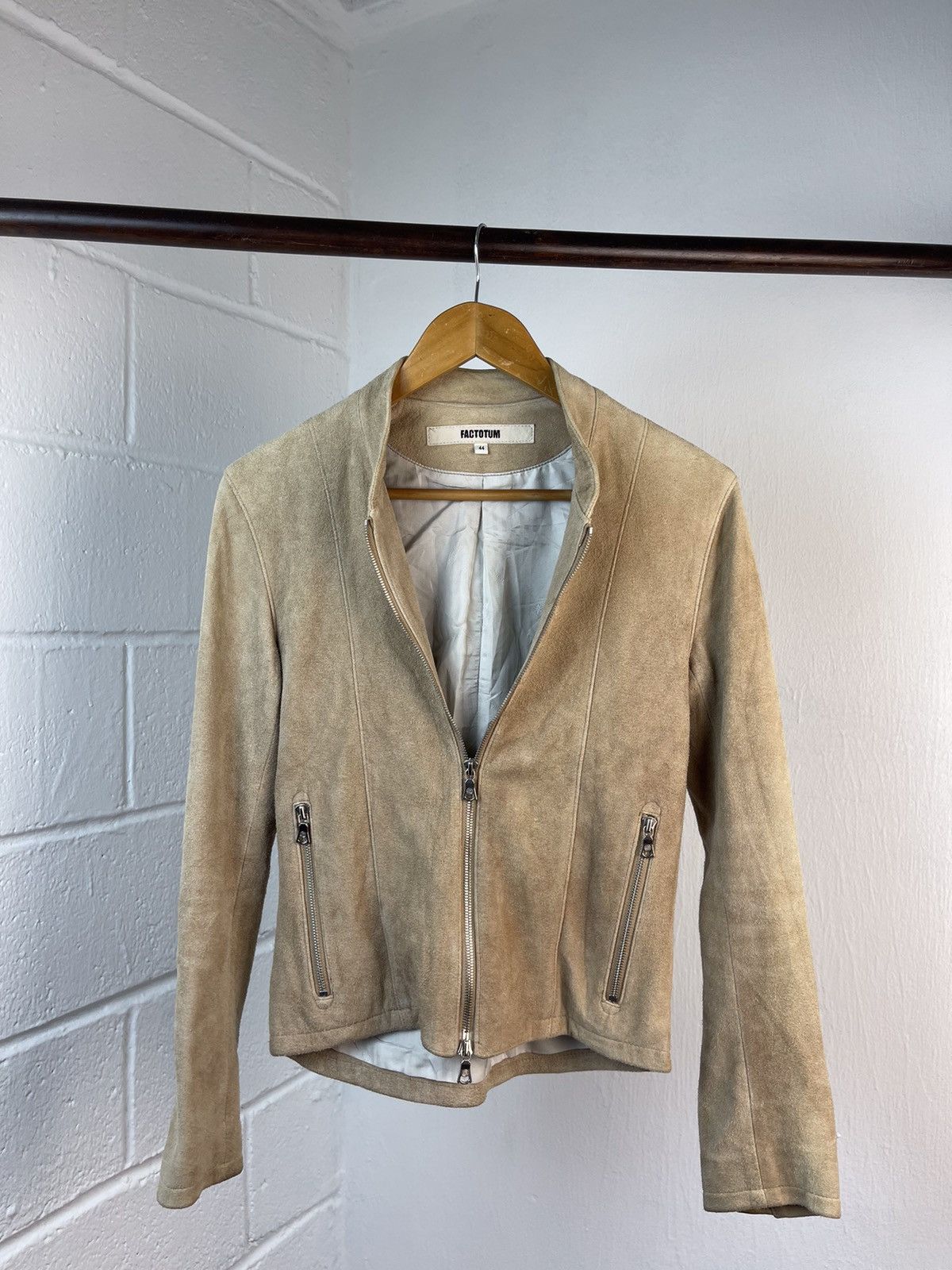 Factotum Rider Buck Leather Croped Jacket