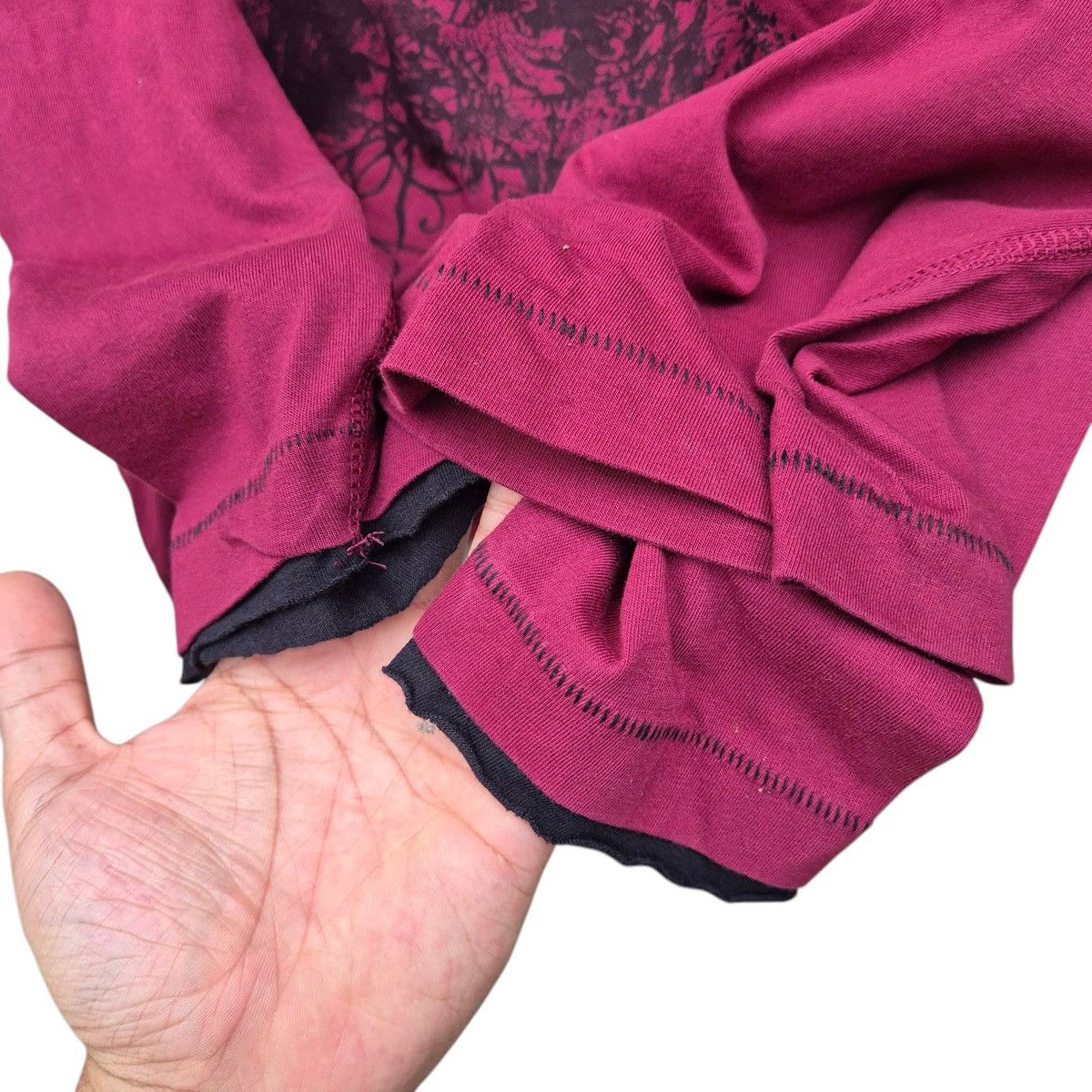 If Six Was Nine × Japanese Brand × Le Grande Bleu (L.G.B.) Action basic y2k poem longsleeave Size US L / EU 52-54 / 3 - 5 Thumbnail