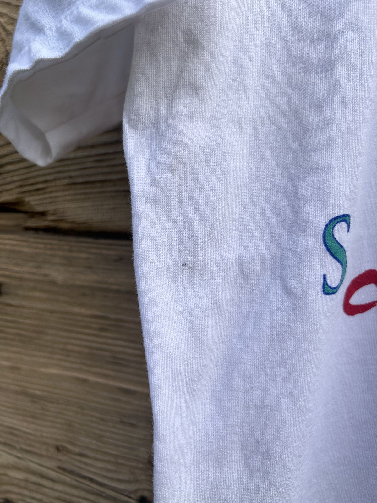 Band Tees 90s Vintage Sandra Don't Be Agressive 1992 Single Stitch Tee Size US L / EU 52-54 / 3 - 6 Thumbnail