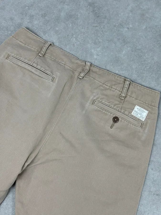 Polo Ralph Lauren 2010s Ralph Lauren Beige American Flag Distressed Shorts Size US 32 / EU 48 - 7 Thumbnail
