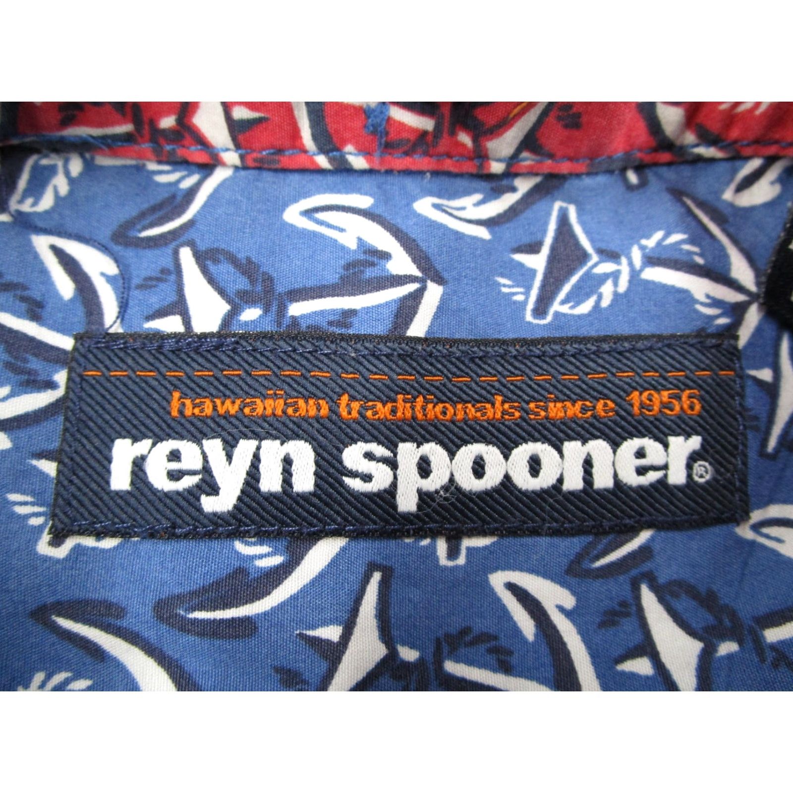 Reyn Spooner Reyn Spooner Shirt Mens XL Blue Anchor Print Nautical Hawaiian Aloha Button Up Size US XL / EU 56 / 4 - 3 Thumbnail