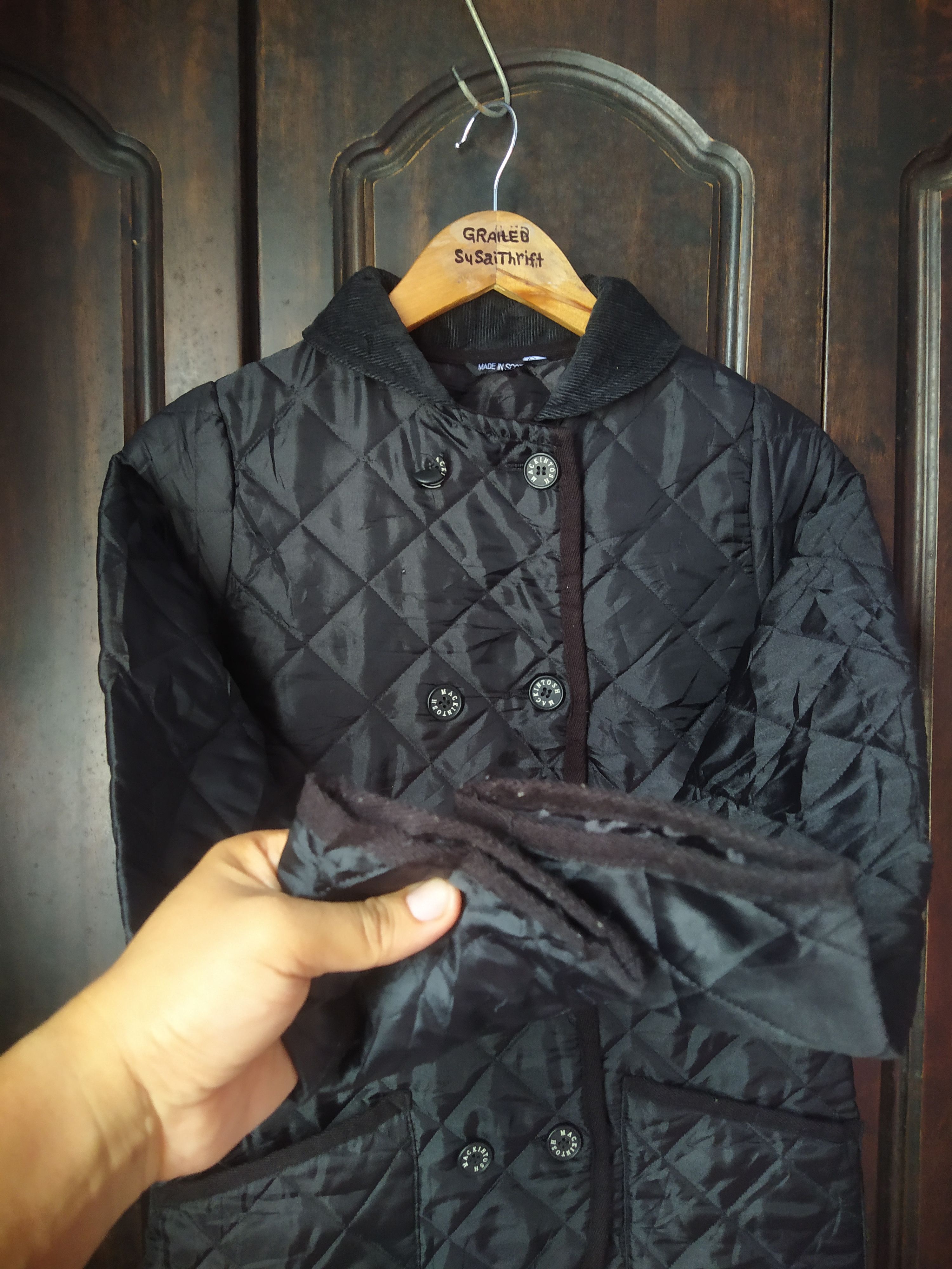Mackintosh MACKINTOSH Scotland Quilted Double-Breasted Jacket Size US S / EU 44-46 / 1 - 12 Thumbnail