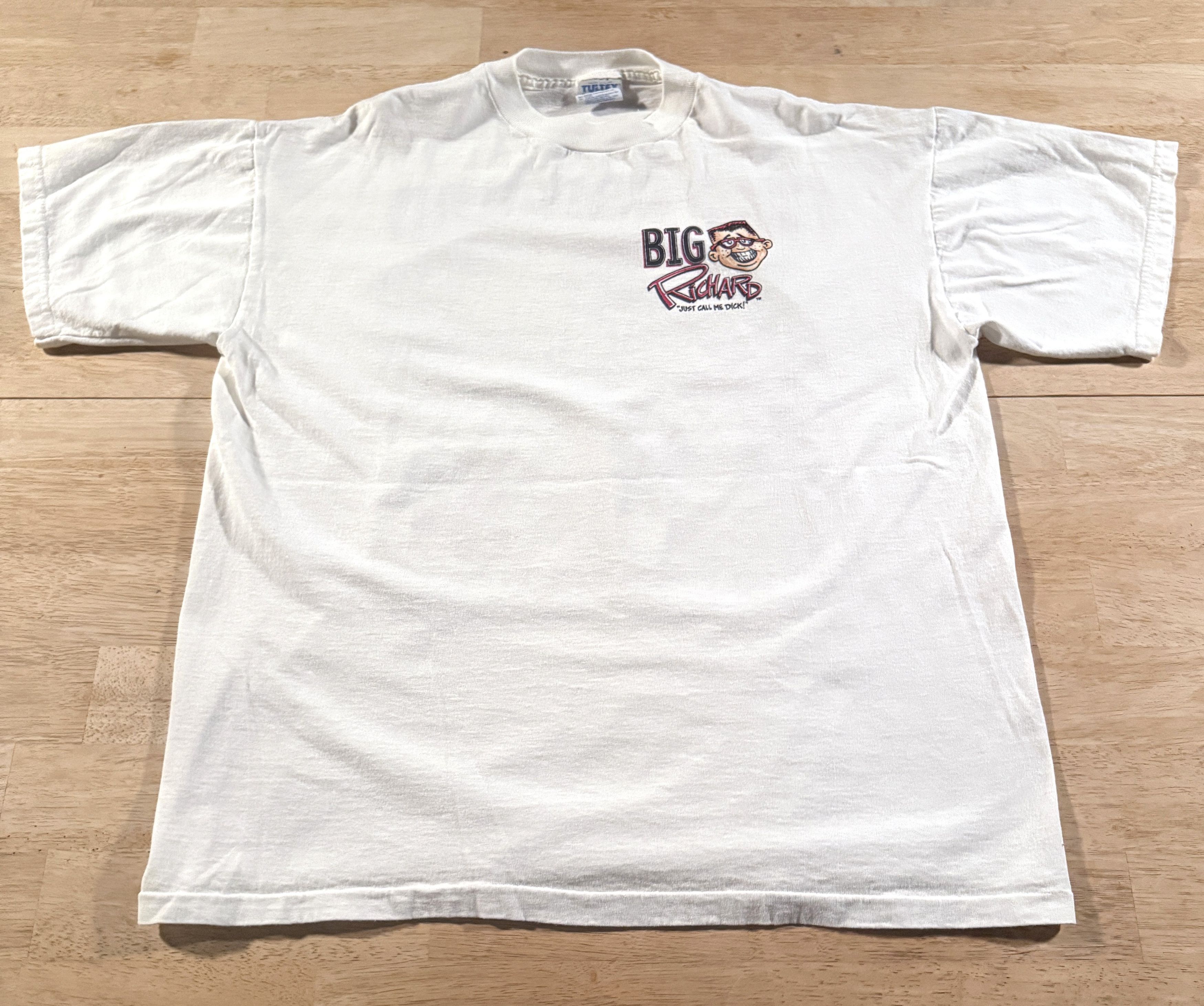 Vintage Big Richard Beer XL 90s Vintage Shirt Rare 1 of 1 Size US XL / EU 56 / 4 - 3 Thumbnail
