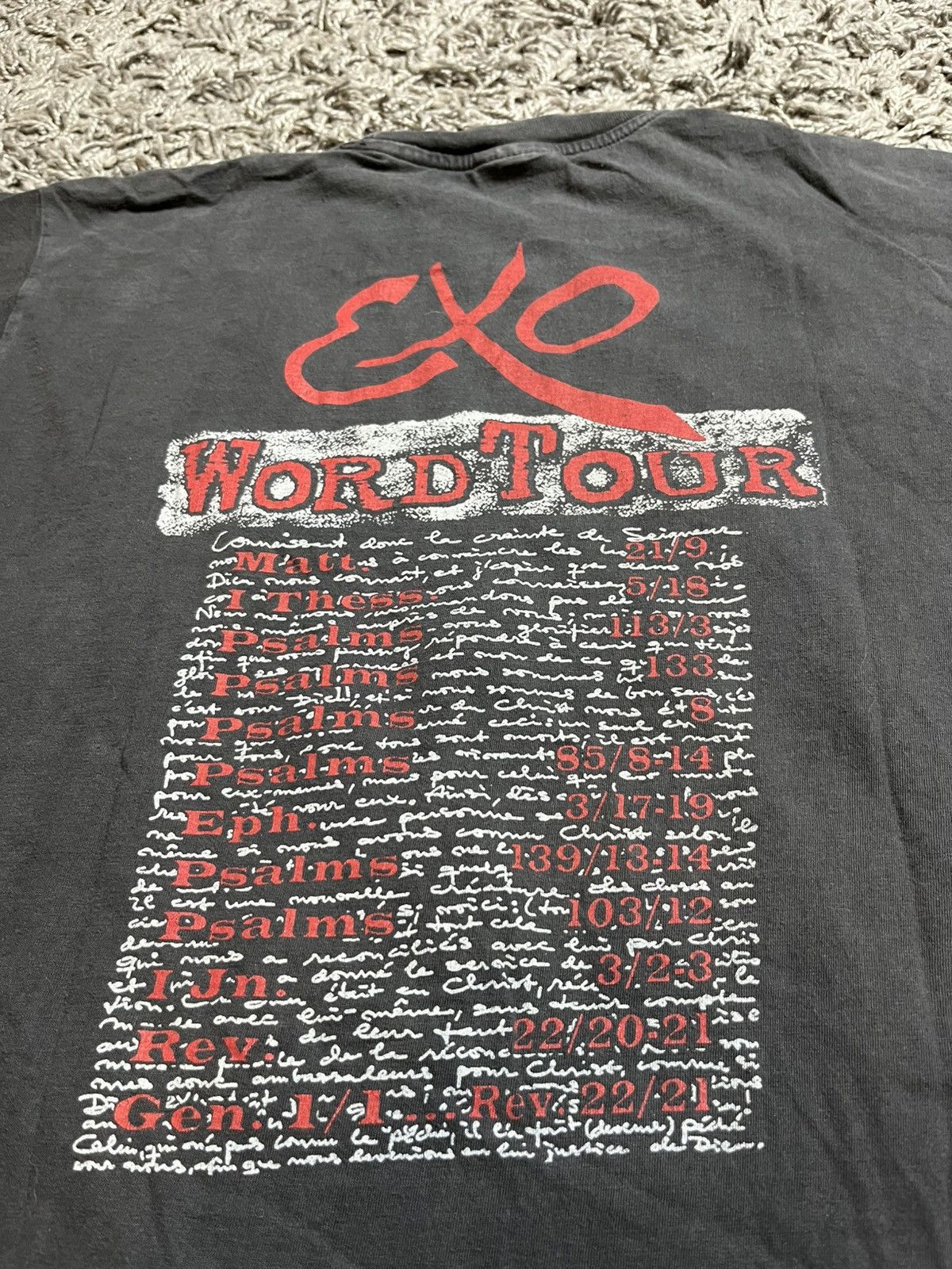 Band Tees × Vintage EXO WORLD MUSIC TOUR 2000s COTTON MENS BAND T-SHIRT Size US M / EU 48-50 / 2 - 5 Thumbnail