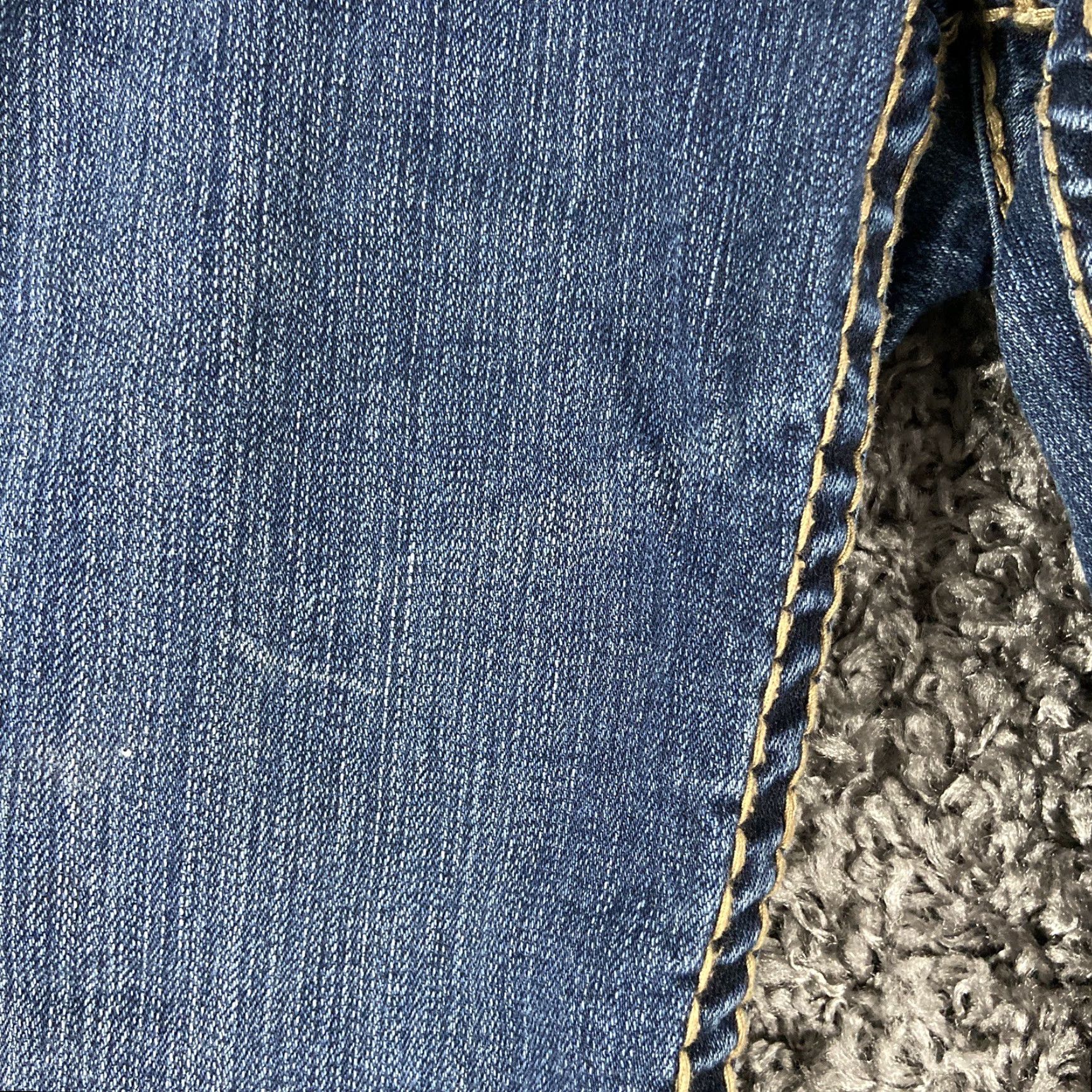 Vintage LA Idol USA Sparkly Heavy Stitch Capri Jeans Women’s Size 7 Blue Size ONE SIZE - 3 Thumbnail
