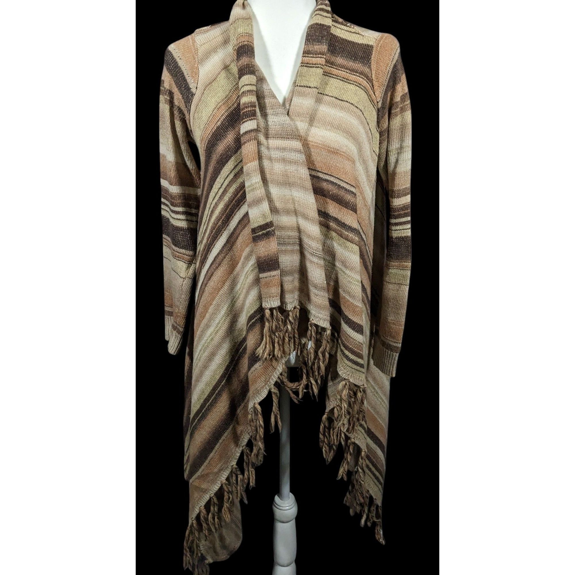 Other Natural Reflections Space-Dye Retro Bohemian Open Front Card Size M / US 6-8 / IT 42-44 - 3 Thumbnail