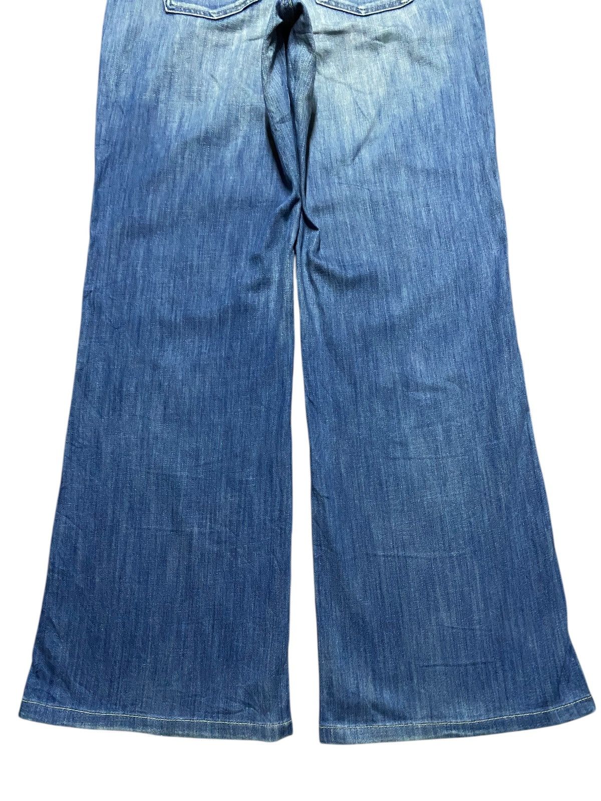 Japanese Brand Vintage Notify Blue Wash Distressed Baggy Jeans Size US 30 / EU 46 - 6 Thumbnail