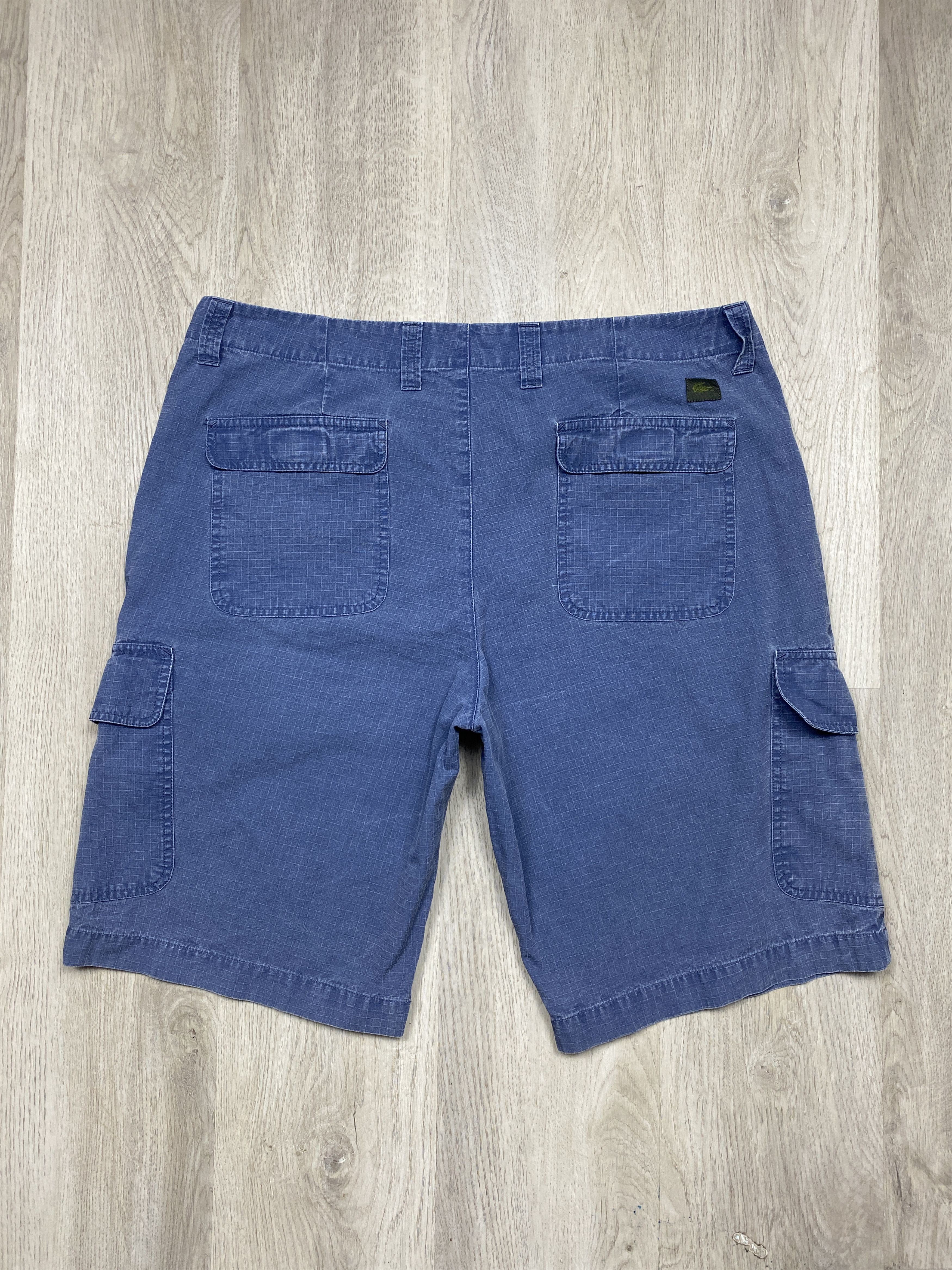 Lacoste × Vintage Lacoste Vintage Mens Cargo Shorts Size US 36 / EU 52 - 7 Thumbnail