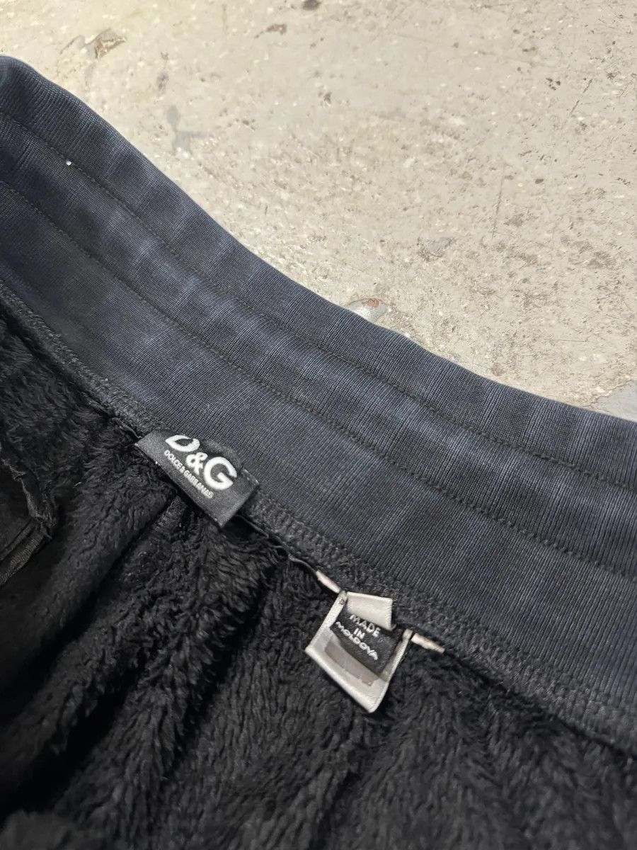 Dolce & Gabbana AW2010 Dolce & Gabbana Fleece Black Plushed Jogger Size US 32 / EU 48 - 7 Thumbnail