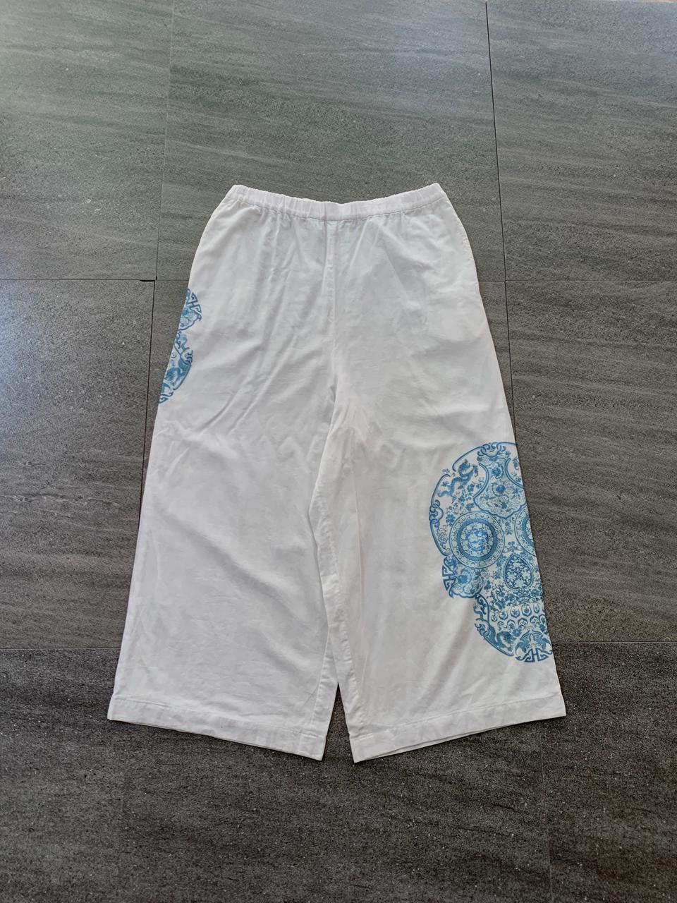 Junya Watanabe FREE TAX! Skull Graphic Relaxed/Easy Pants Size US 31 - 2 Thumbnail