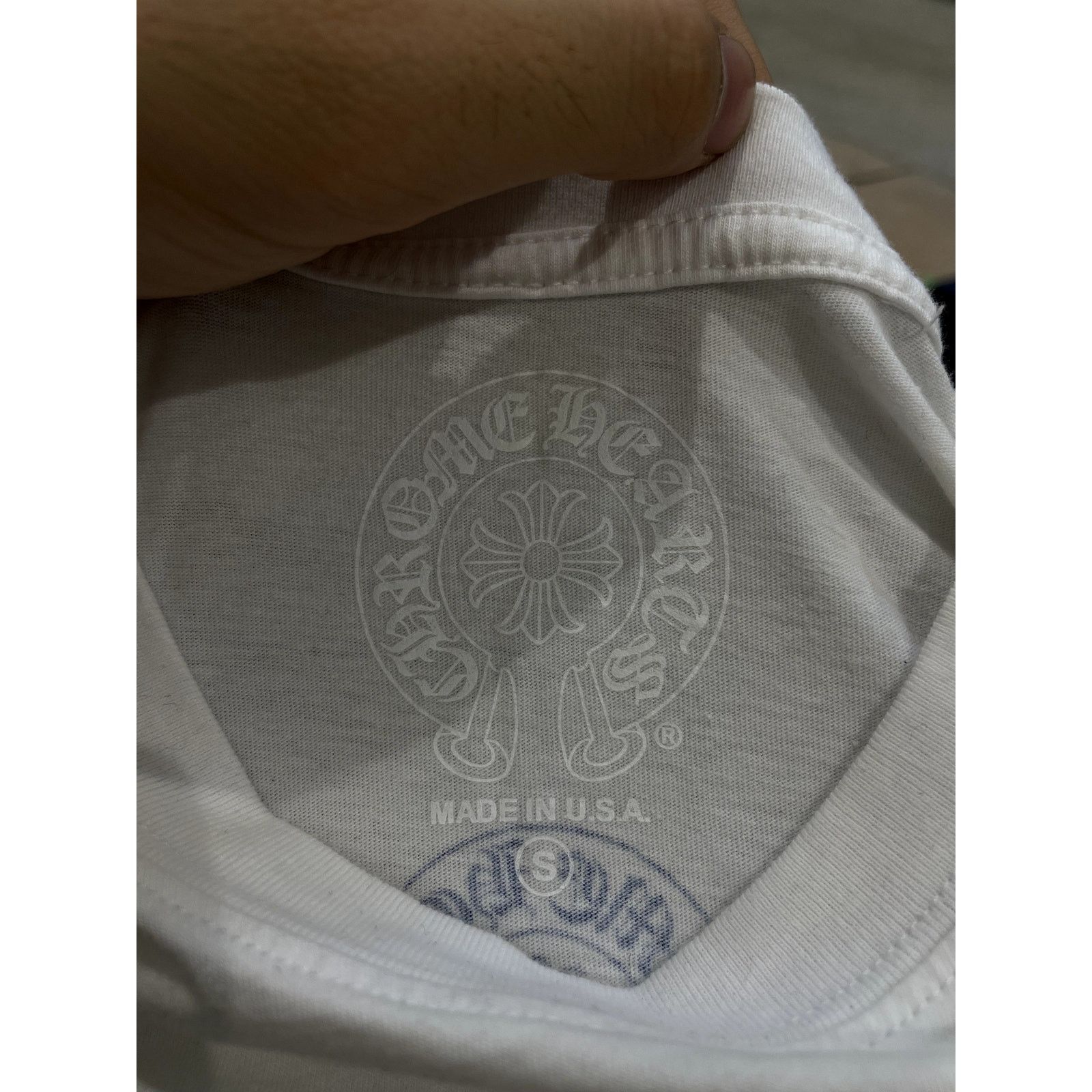 Chrome Hearts Chrome Hearts Tee White Multi Logo Used Small Size US S / EU 44-46 / 1 - 3 Thumbnail