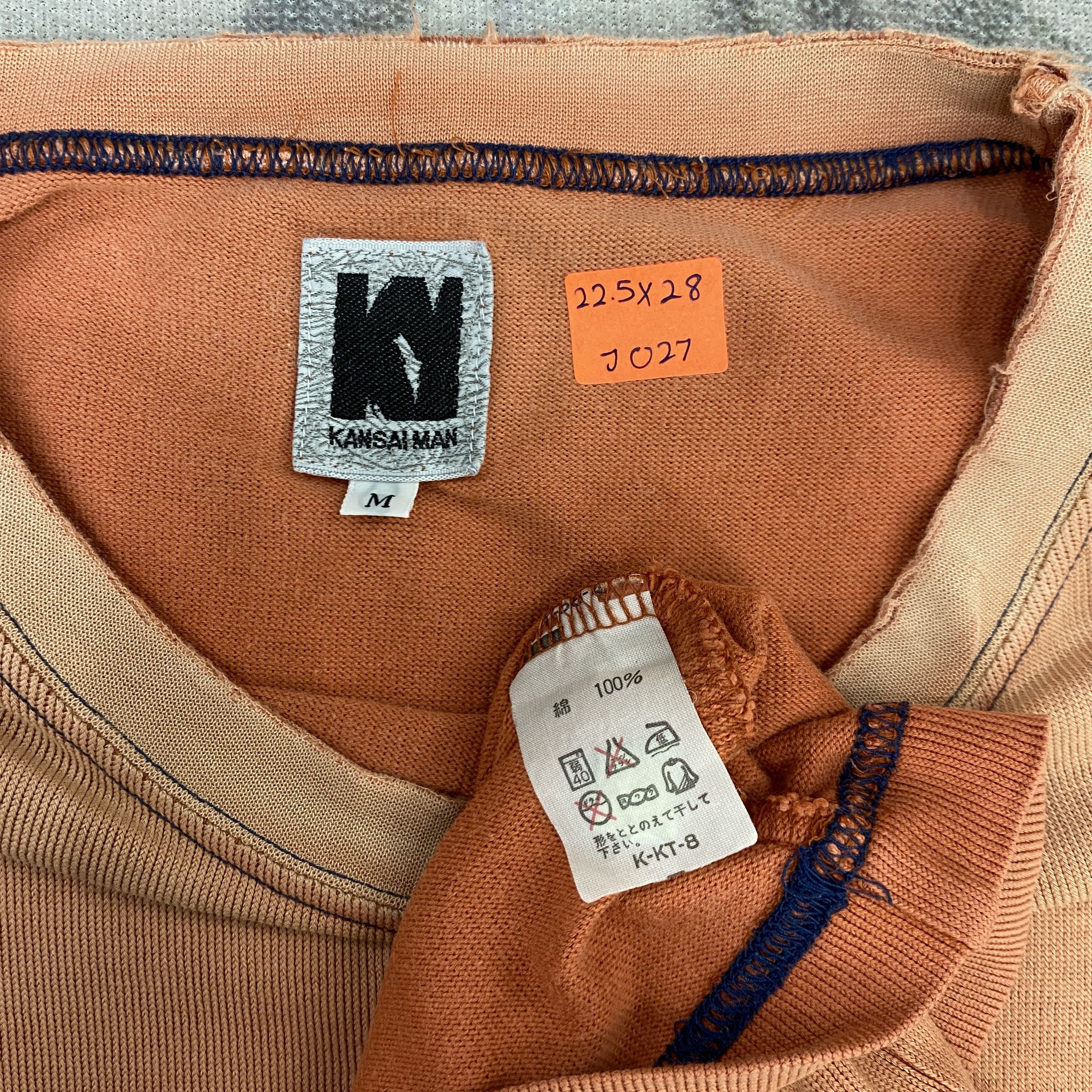 Japanese Brand Vintage Kansai Man Kansai Yamamoto Tshirt - J027 Size US L / EU 52-54 / 3 - 3 Thumbnail