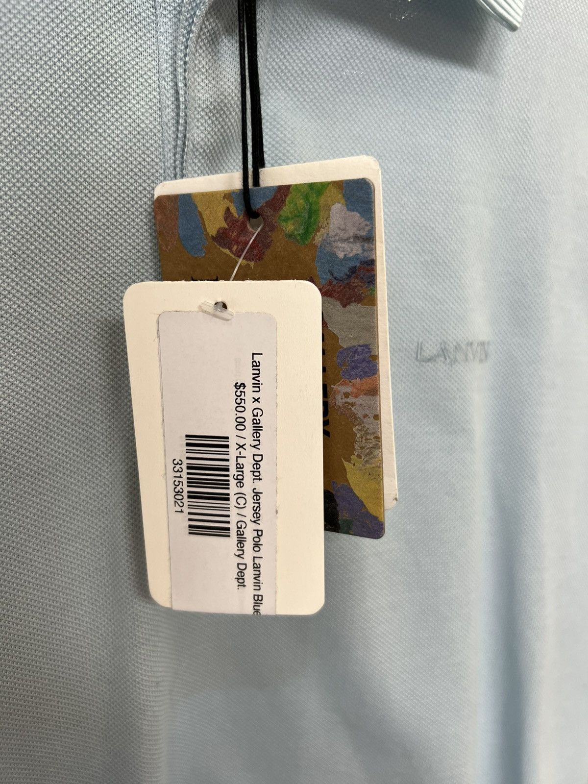 Gallery Dept. Lanvin x Gallery Dept Jersey Polo Size US XL / EU 56 / 4 - 3 Thumbnail