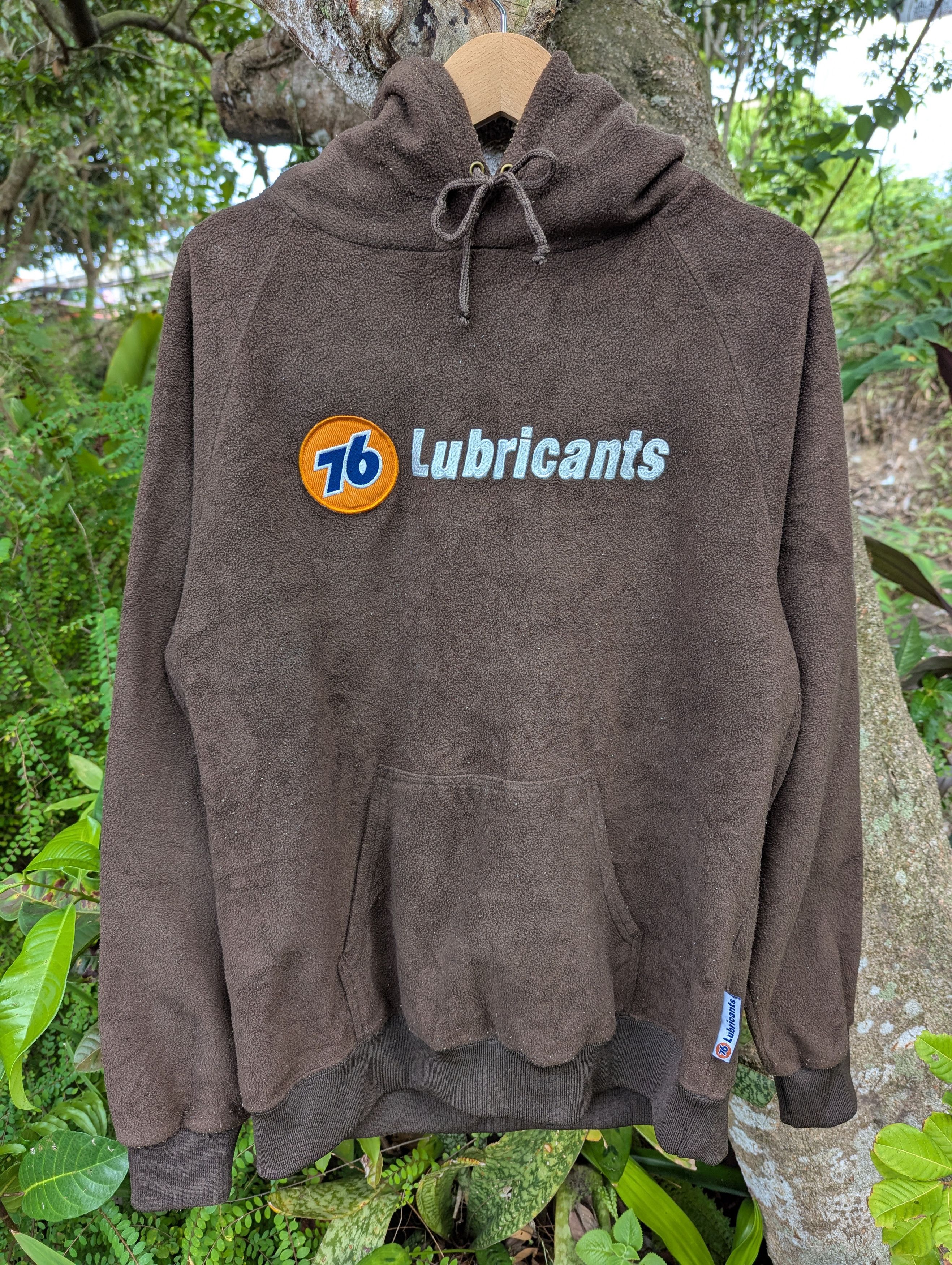 Vintage 76 LUBRICANTS FLEECE JACKET SWEATSHIRT Size US L / EU 52-54 / 3 - 1 Thumbnail