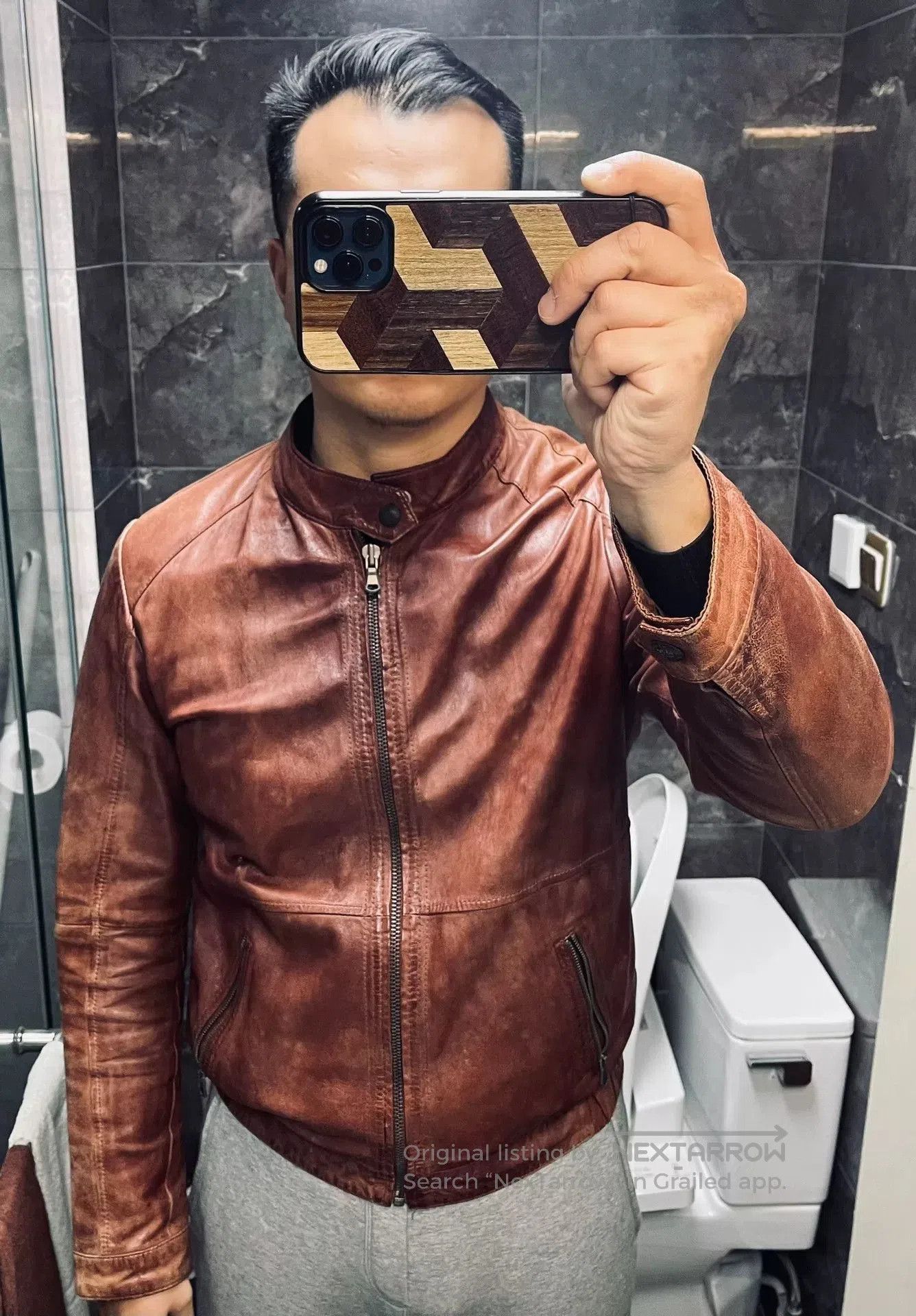 RRL Ralph Lauren Zara Distressed Leather Jacket. Size US M / EU 48-50 / 2 - 2 Thumbnail