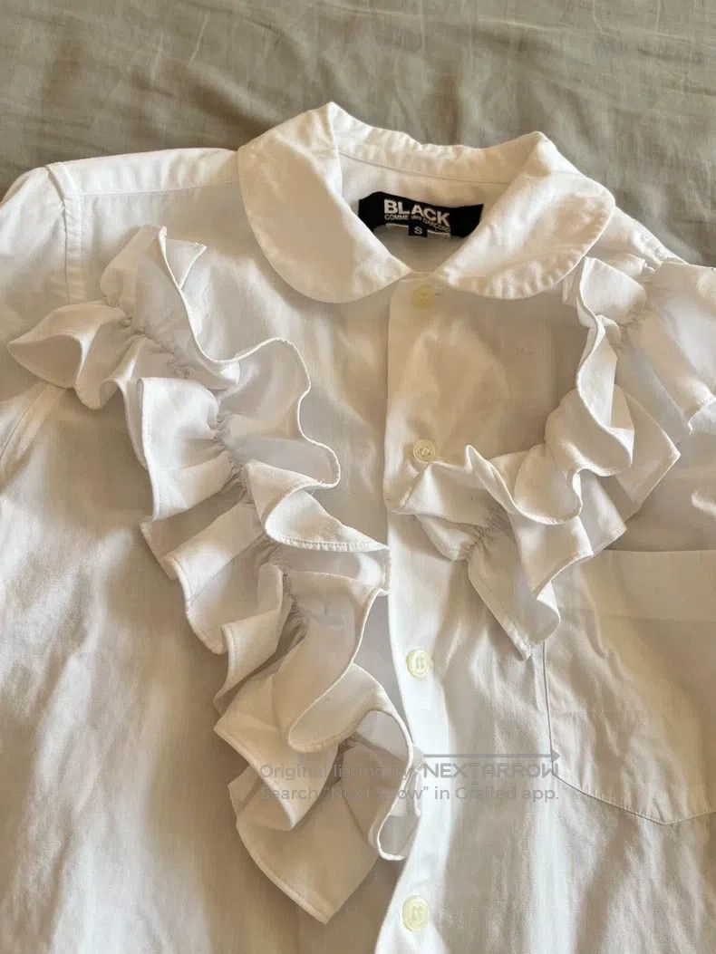 Comme des Garcons Comme Des Garcons Classic long-sleeve shirt with ruffles m Size S / US 4 / IT 40 - 2 Thumbnail