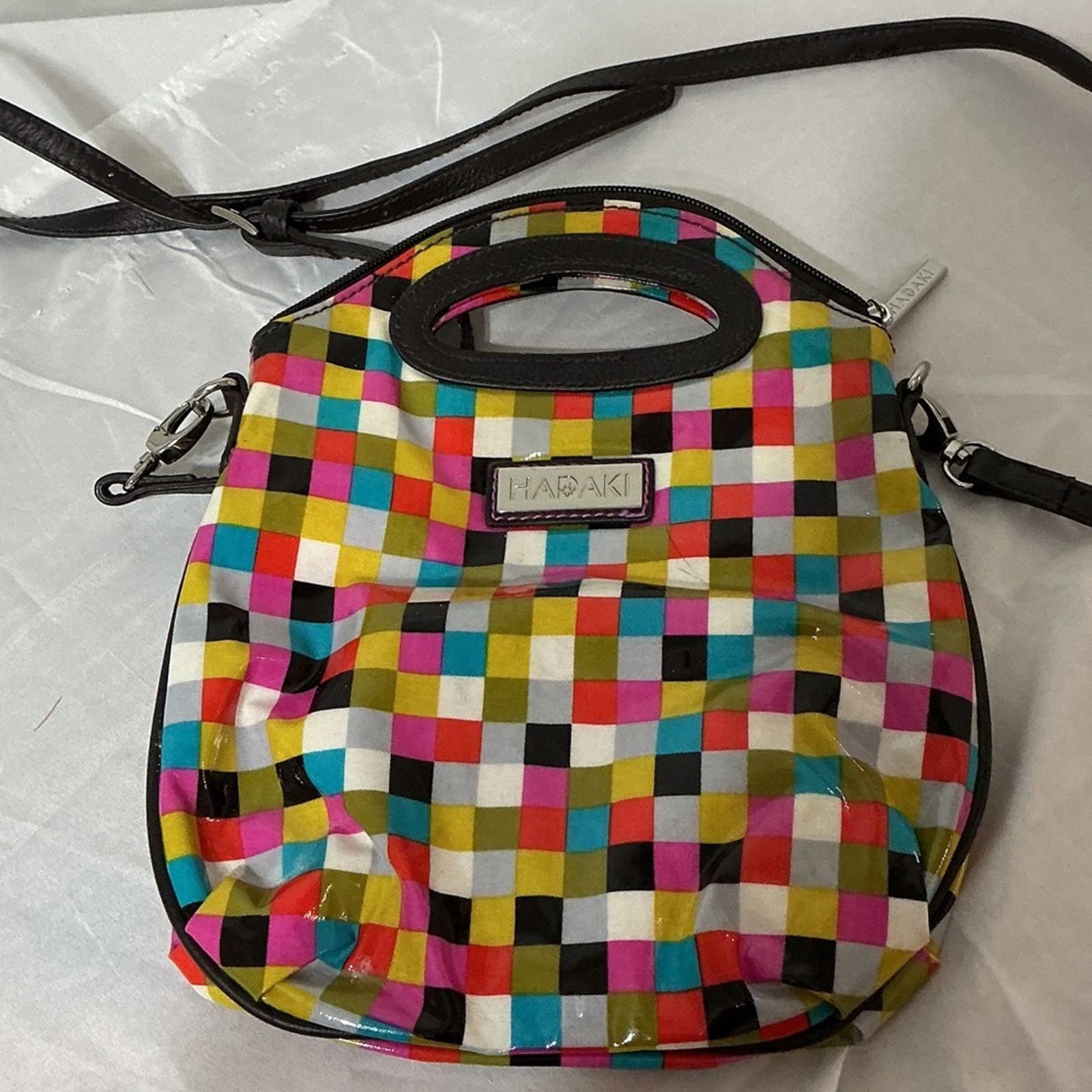 Other Hadaki Multicolor Geometric Crossbody Handbag Top Handle Size ONE SIZE - 1 Thumbnail