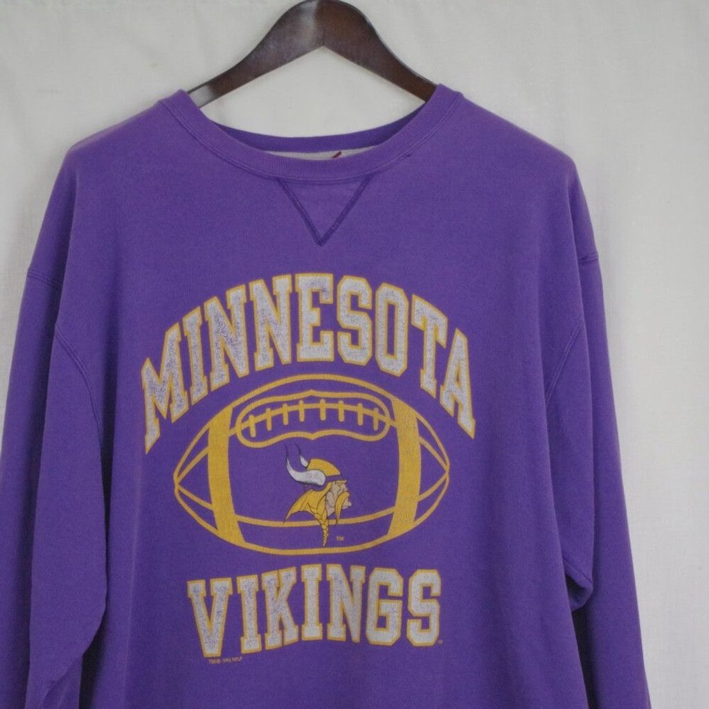 Champion 90's Distressed Minnesota Vikings Champion Sweatshirt XL Size US XL / EU 56 / 4 - 10 Thumbnail