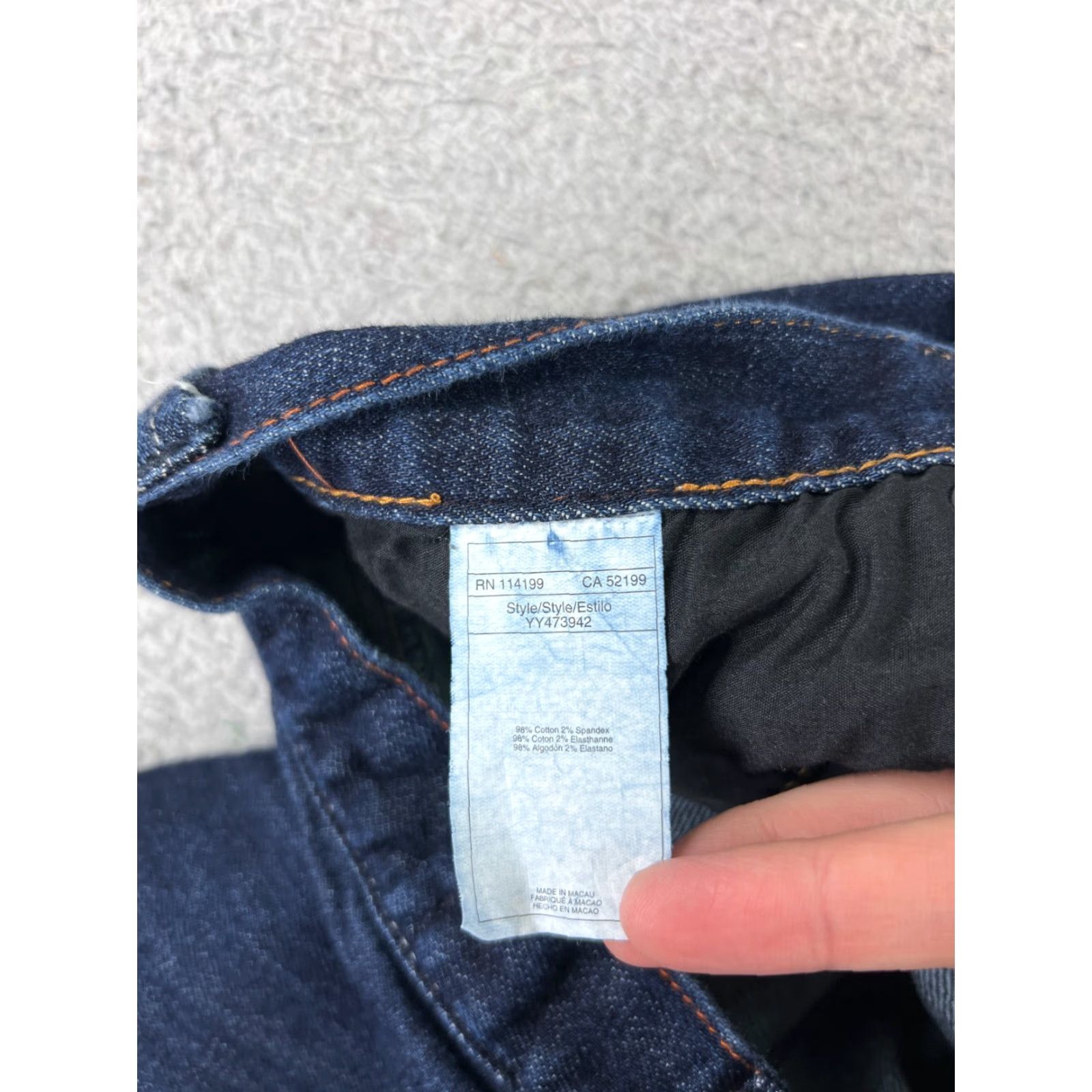 Vintage Roxy Jeans Womens 13 Denim Blue 31x31 Flared Stretch Dark Cotton Beach 5-Pocket Logo Regular Size 34" / US 12 / IT 48 - 7 Thumbnail