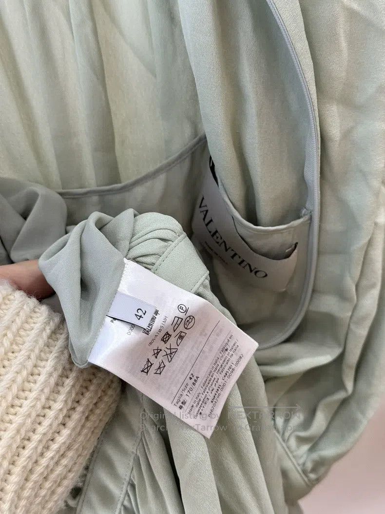 Valentino Valentino Green silk dress Size S / US 4 / IT 40 - 7 Thumbnail