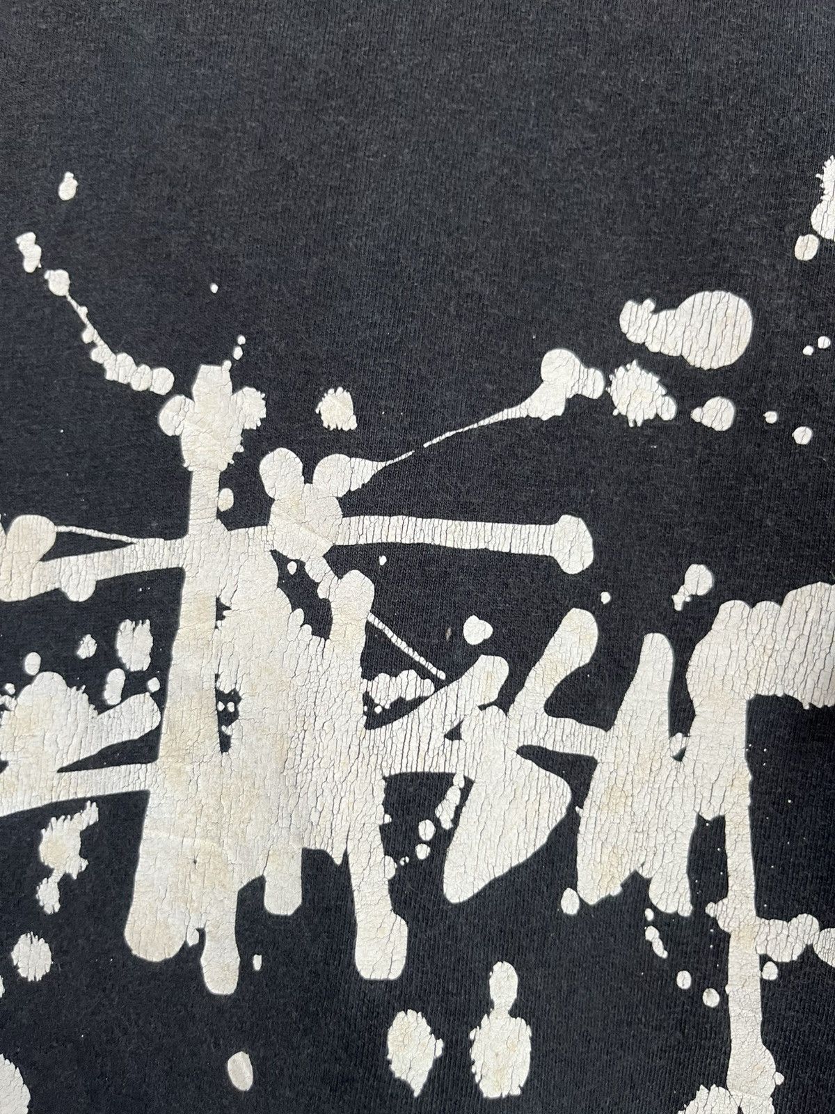 Stussy 💥DELETE💥Vintage Y2K Stussy Splash Logo Sunfaded Black Size US M / EU 48-50 / 2 - 3 Thumbnail
