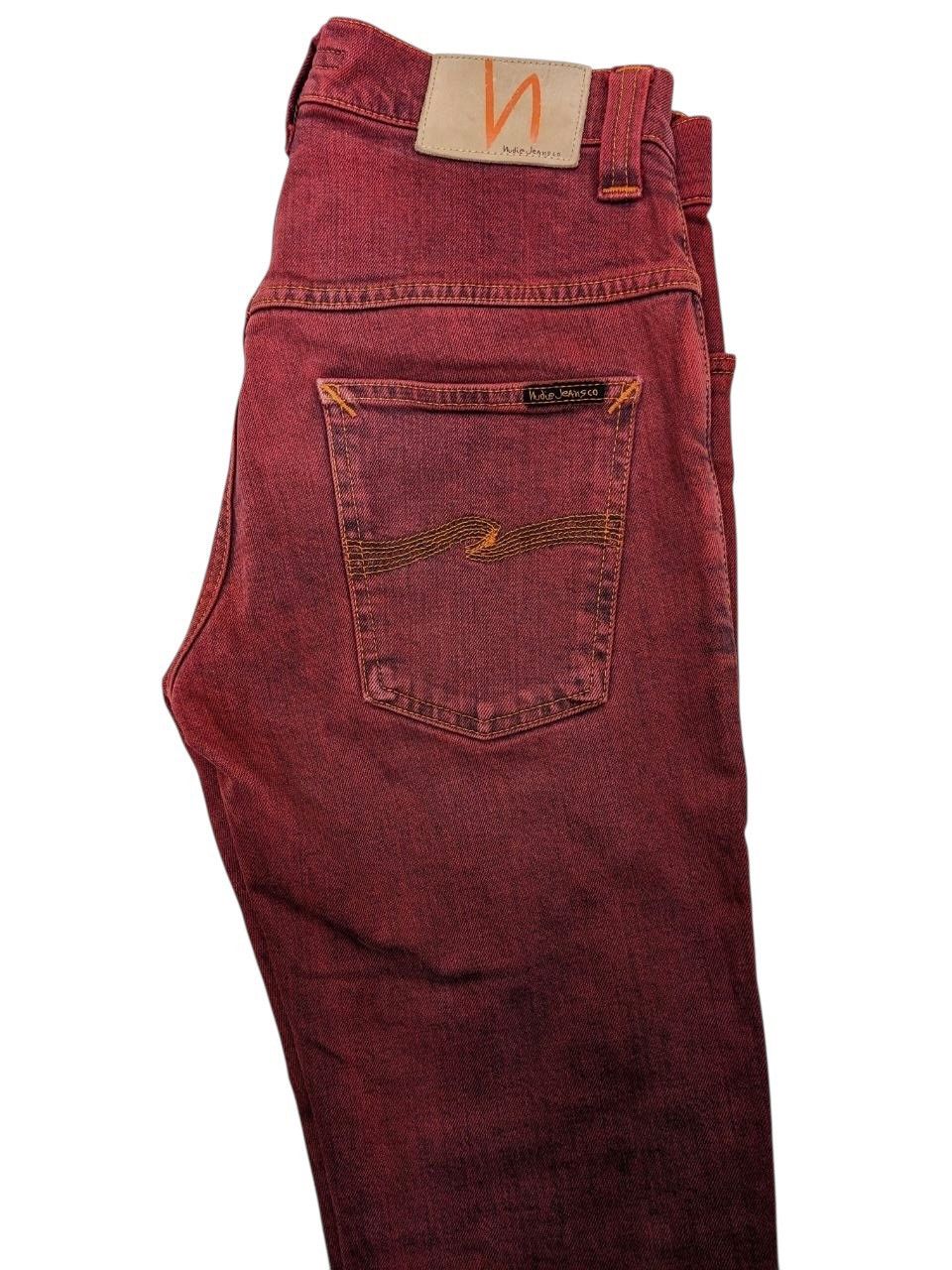 Nudie Jeans Nudie Jeans Thin Finn Organic Icon Red Denim Size US 30 / EU 46 - 5 Thumbnail
