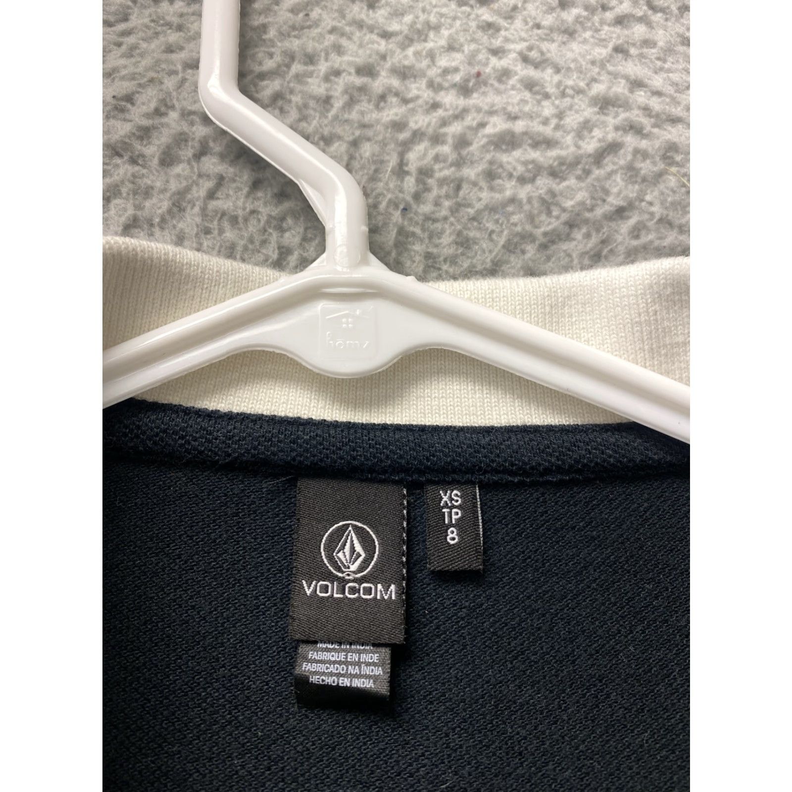 Volcom Volcom Women's Shirt Dress XS Long Sleeve Black White Striped Casual Spring Summer Size XS / US 0-2 / IT 36-38 - 3 Thumbnail