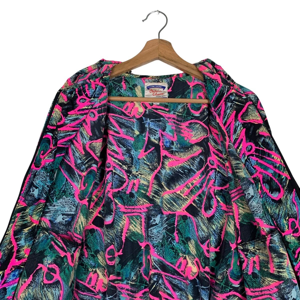 Japanese Brand CENTER CLEASE Colorful Zipper Hoodie Jacket #0510-C23 Size US M / EU 48-50 / 2 - 11 Thumbnail