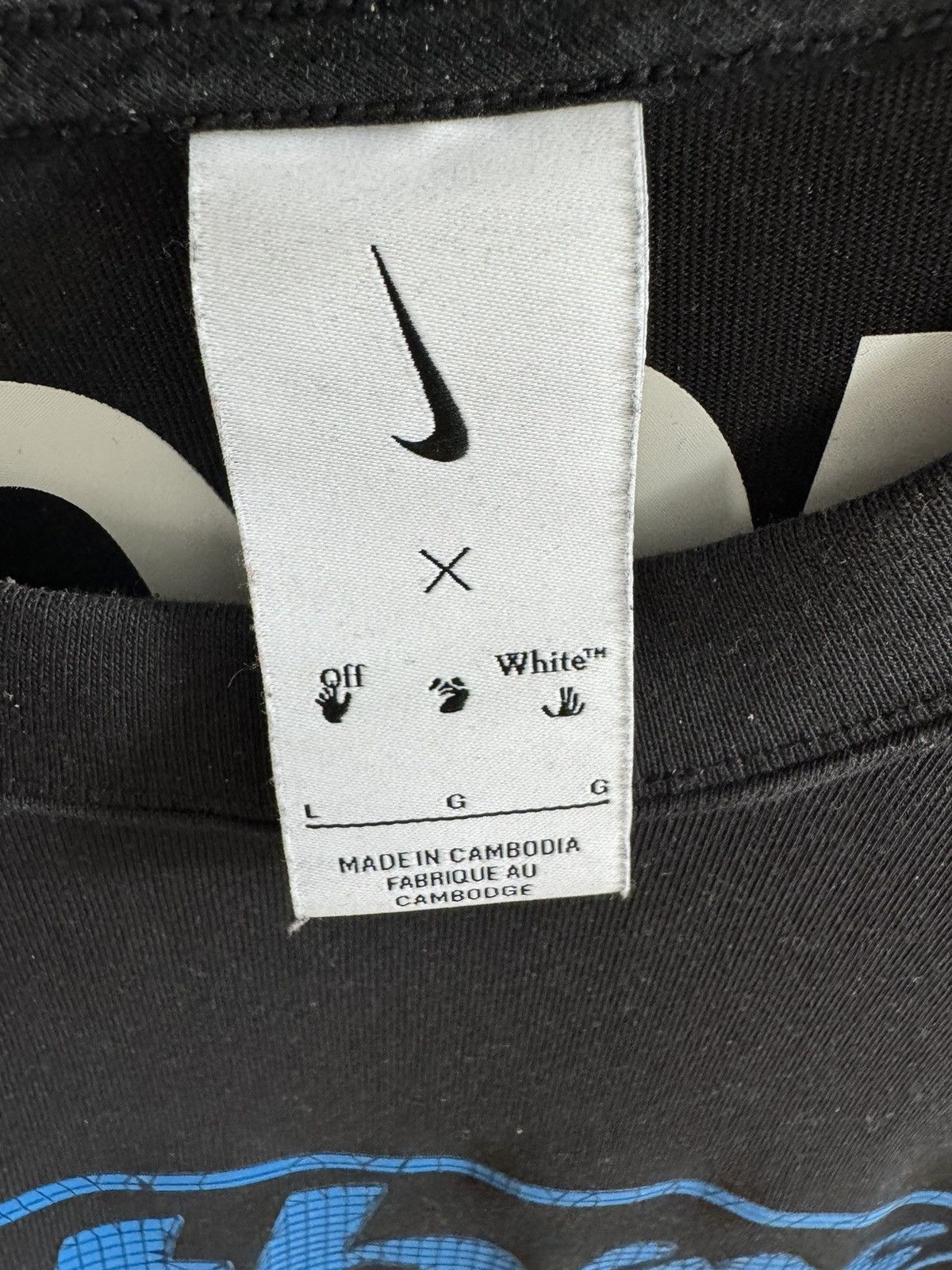 Nike × Off-White Nike Off-White tshirt Size US L / EU 52-54 / 3 - 3 Thumbnail