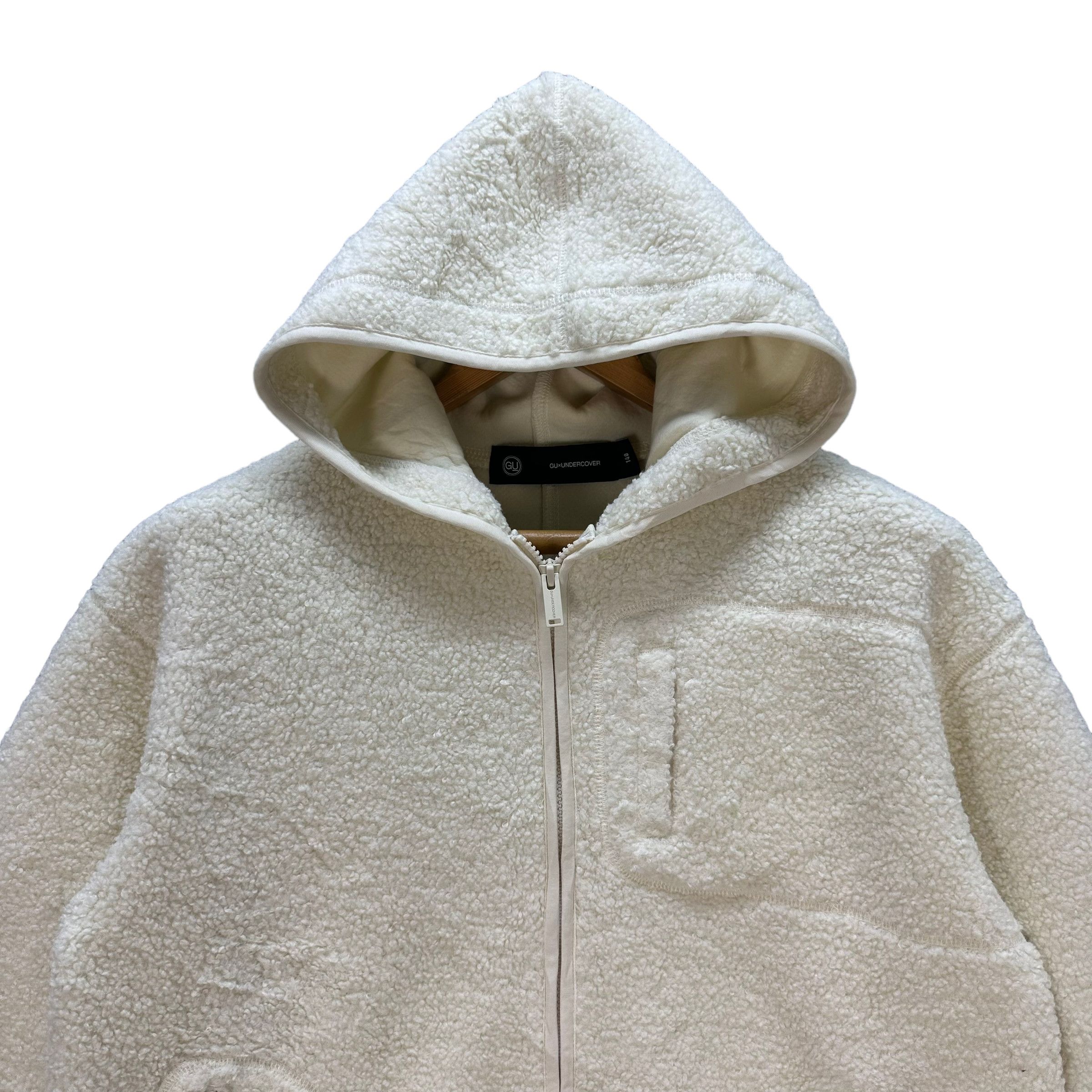 GU × Undercover GU X UNDERCOVER KID HOODIE FLEECE JACKET #8566-014 Size US S / EU 44-46 / 1 - 2 Thumbnail