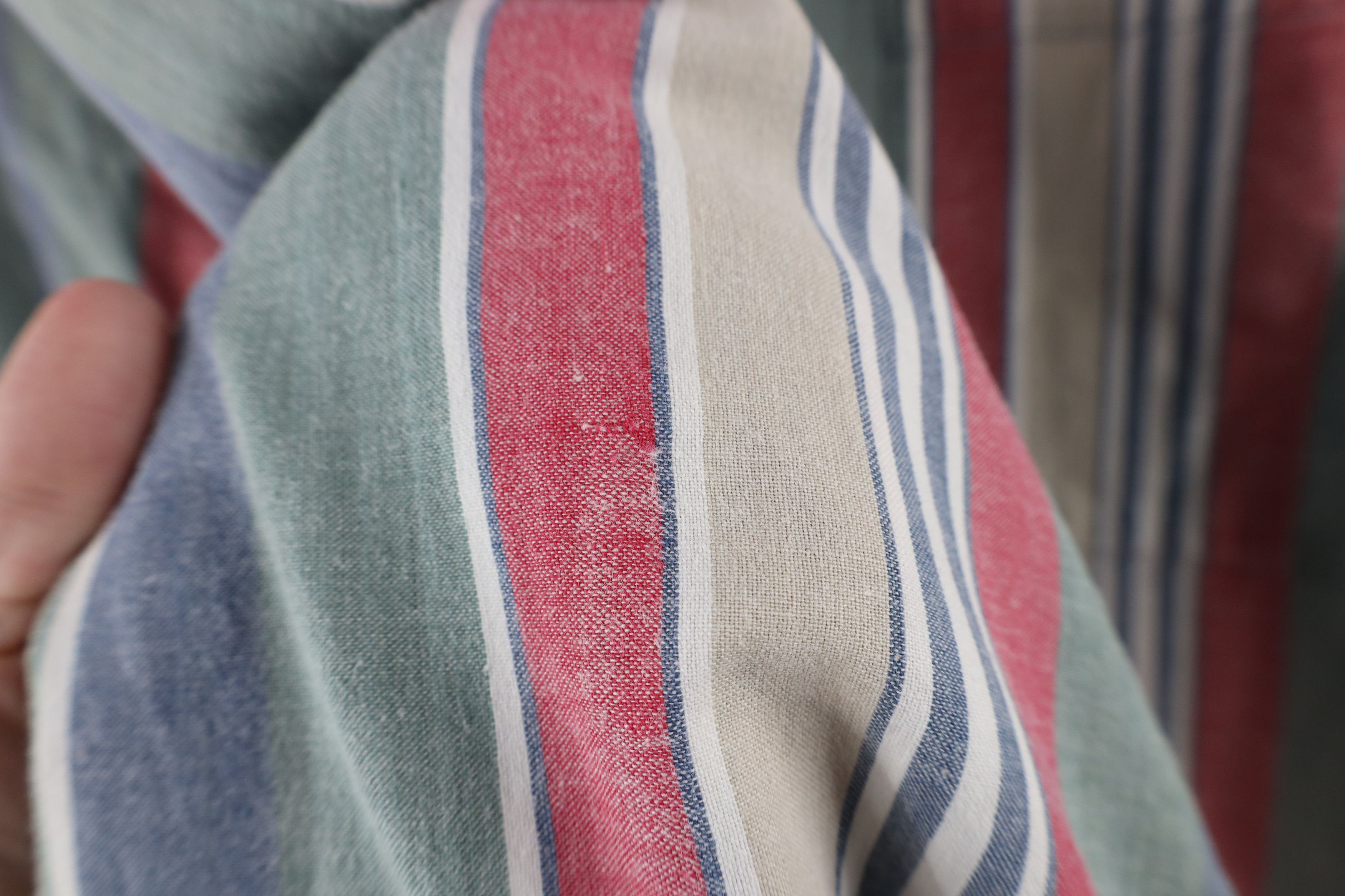 Lands' End × Vintage Vintage 90s Lands End Striped Button Down Shirt Cotton Size US L / EU 52-54 / 3 - 6 Thumbnail