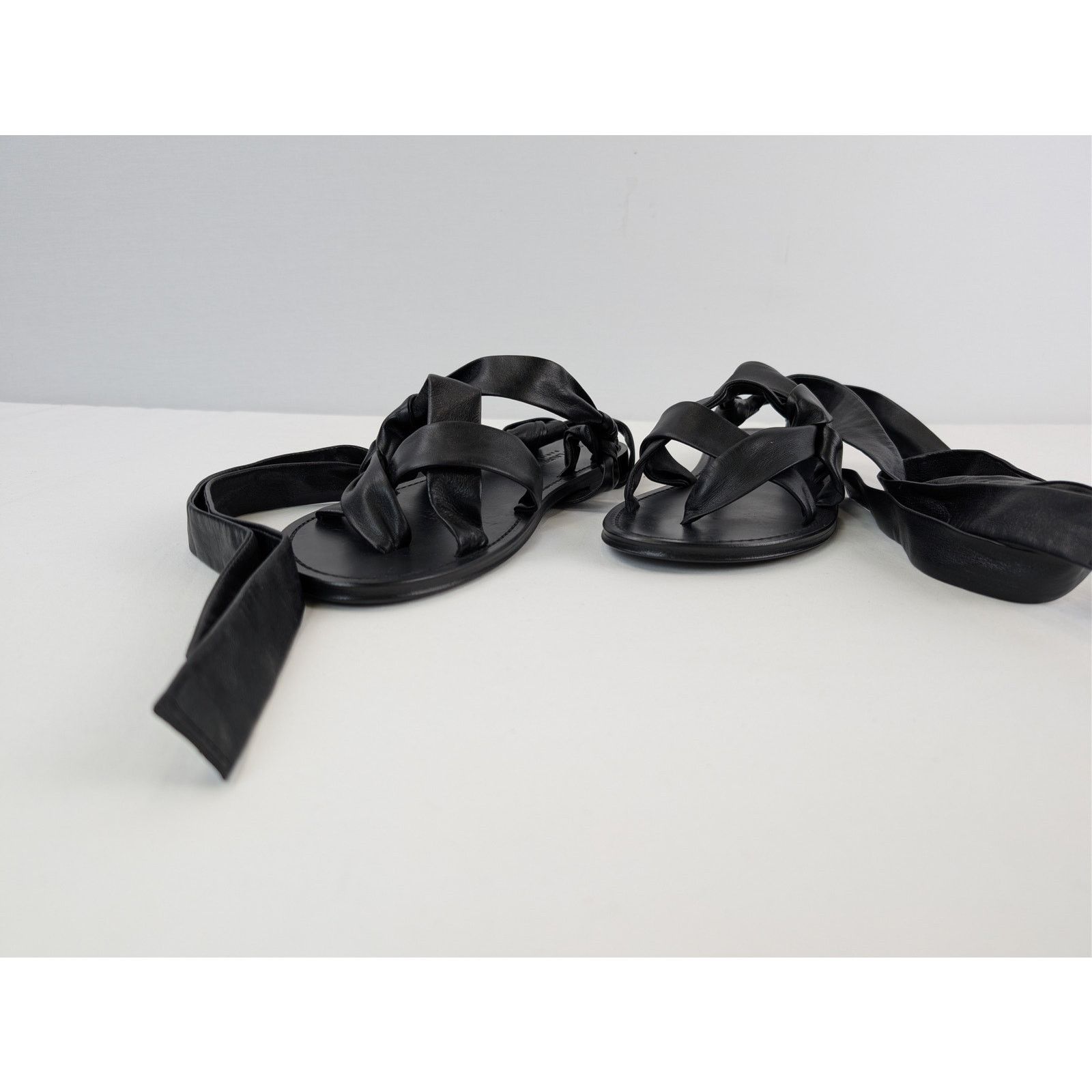 Saint Laurent Paris o1rshd1 Nolan Sandal in Nero Size US 12 / EU 45 - 6 Thumbnail