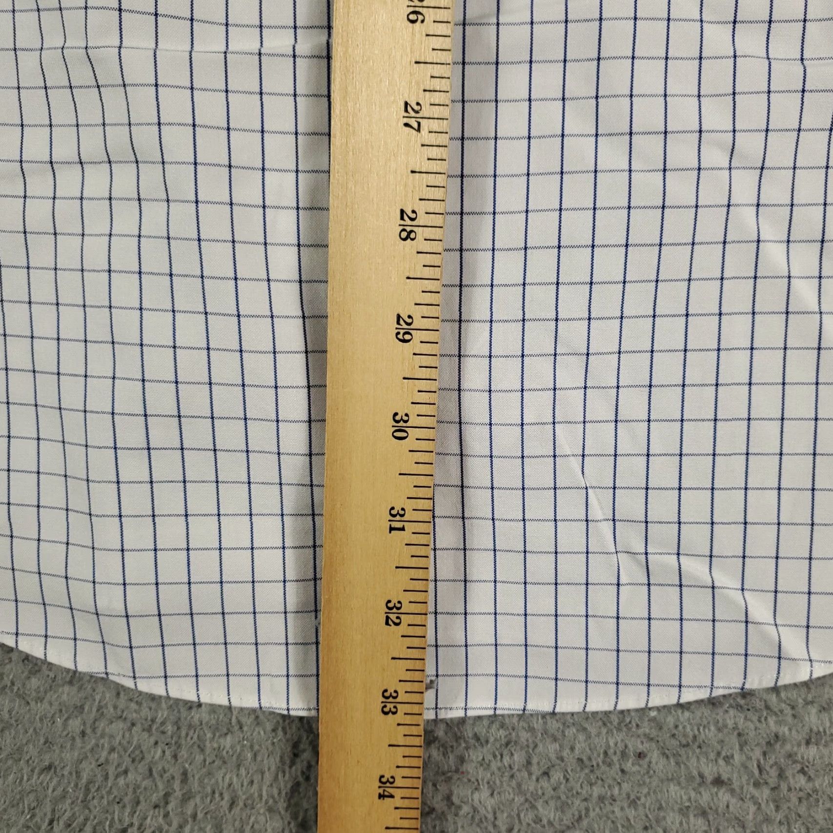 Brooks Brothers Brooks Brothers Dress Shirt Mens Size 17 White Check Long Sleeve Button Up Classic Preppy Size 46R - 6 Thumbnail