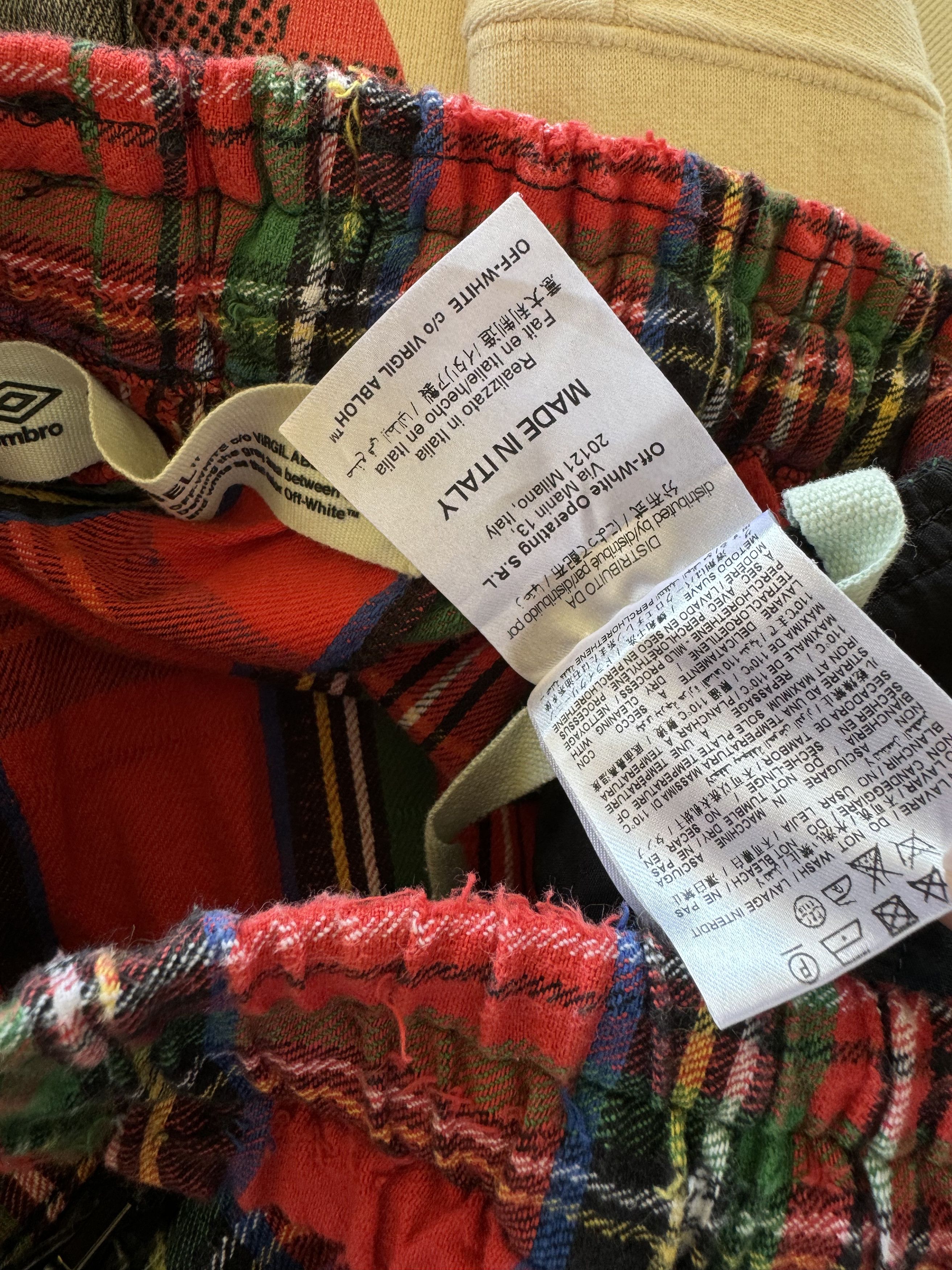 Off-White Off White x Umbro Plaid Pants Size US 30 / EU 46 - 10 Thumbnail