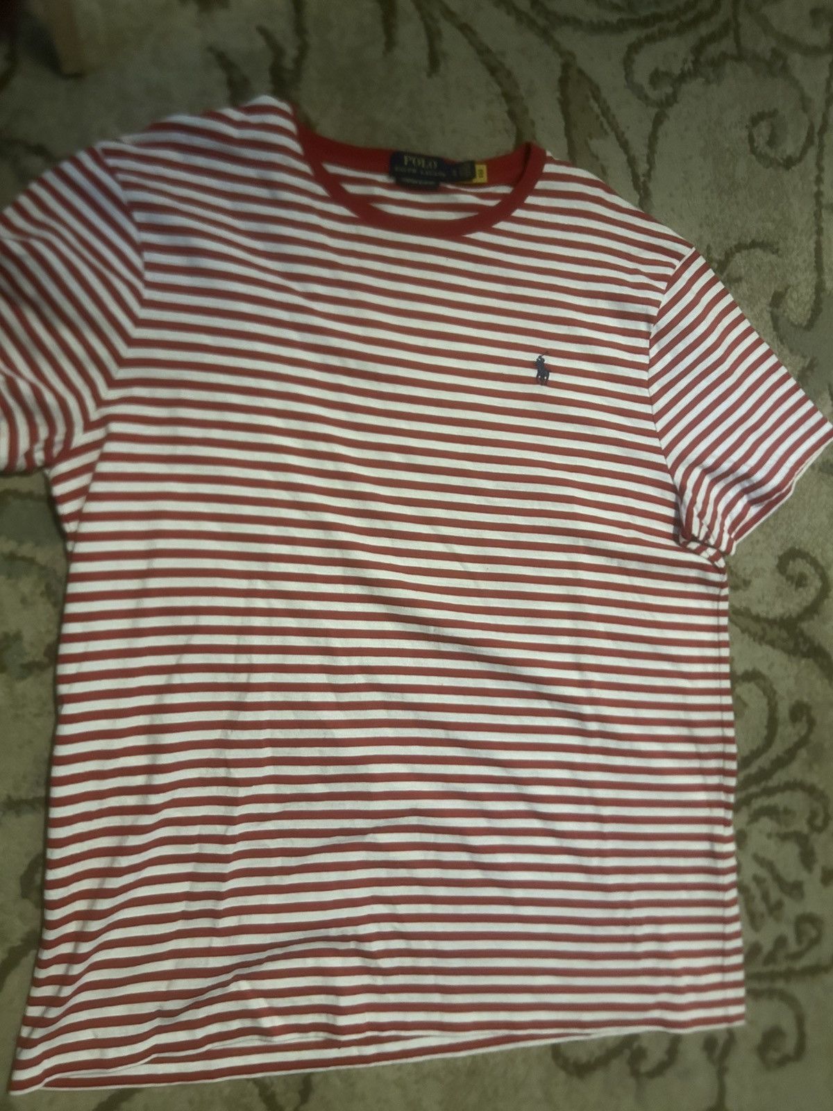 Polo Ralph Lauren Polo Ralph Lauren red striped Size US XL / EU 56 / 4 - 1 Thumbnail