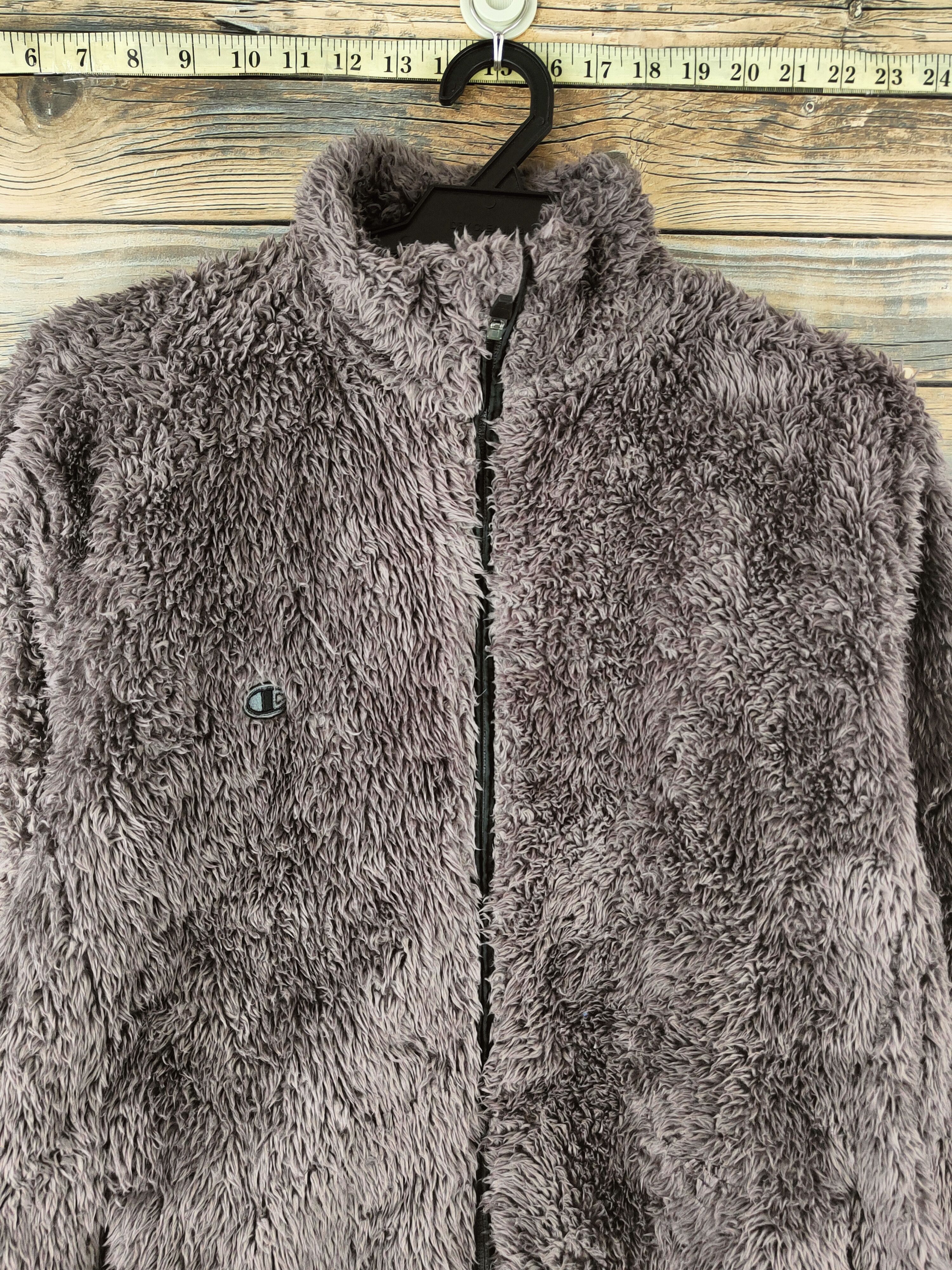 Champion Champion Dark Gray fleece Fur Mohair Sweaters #S2932 Size US M / EU 48-50 / 2 - 3 Thumbnail
