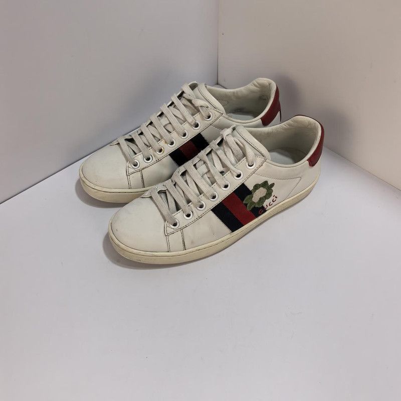 Gucci Gucci Classic Logo Casual Lace-Up Sneakers -2508 Size US 4.5 / IT 34.5 - 1 Thumbnail