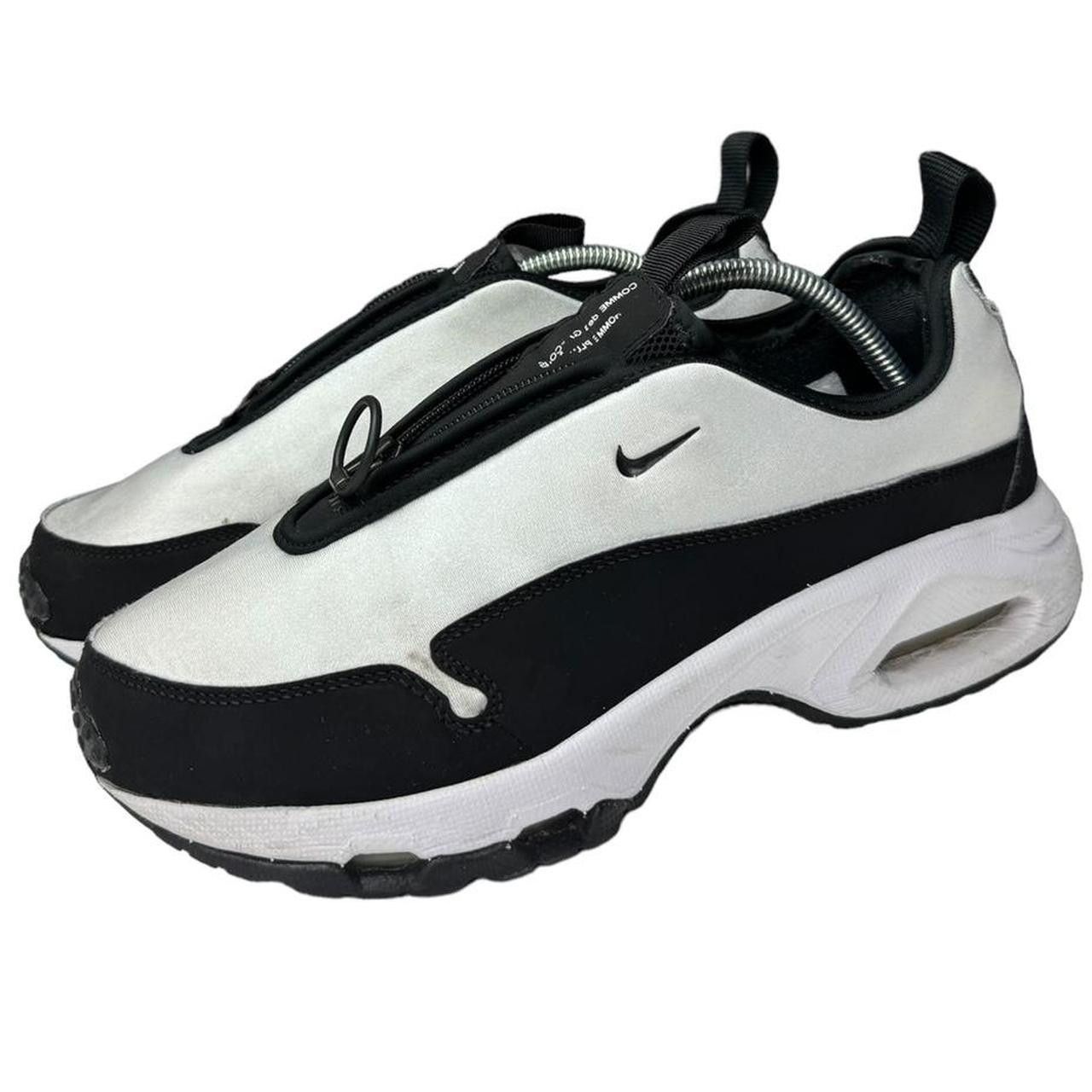 image of Nike X Cdg Air Max Sunder Shoes in White Black, Men's (Size 8)