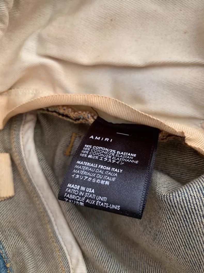 Amiri Amiri Washed to destroy jeans 2502-Nextarrow Size US 31 - 5 Thumbnail
