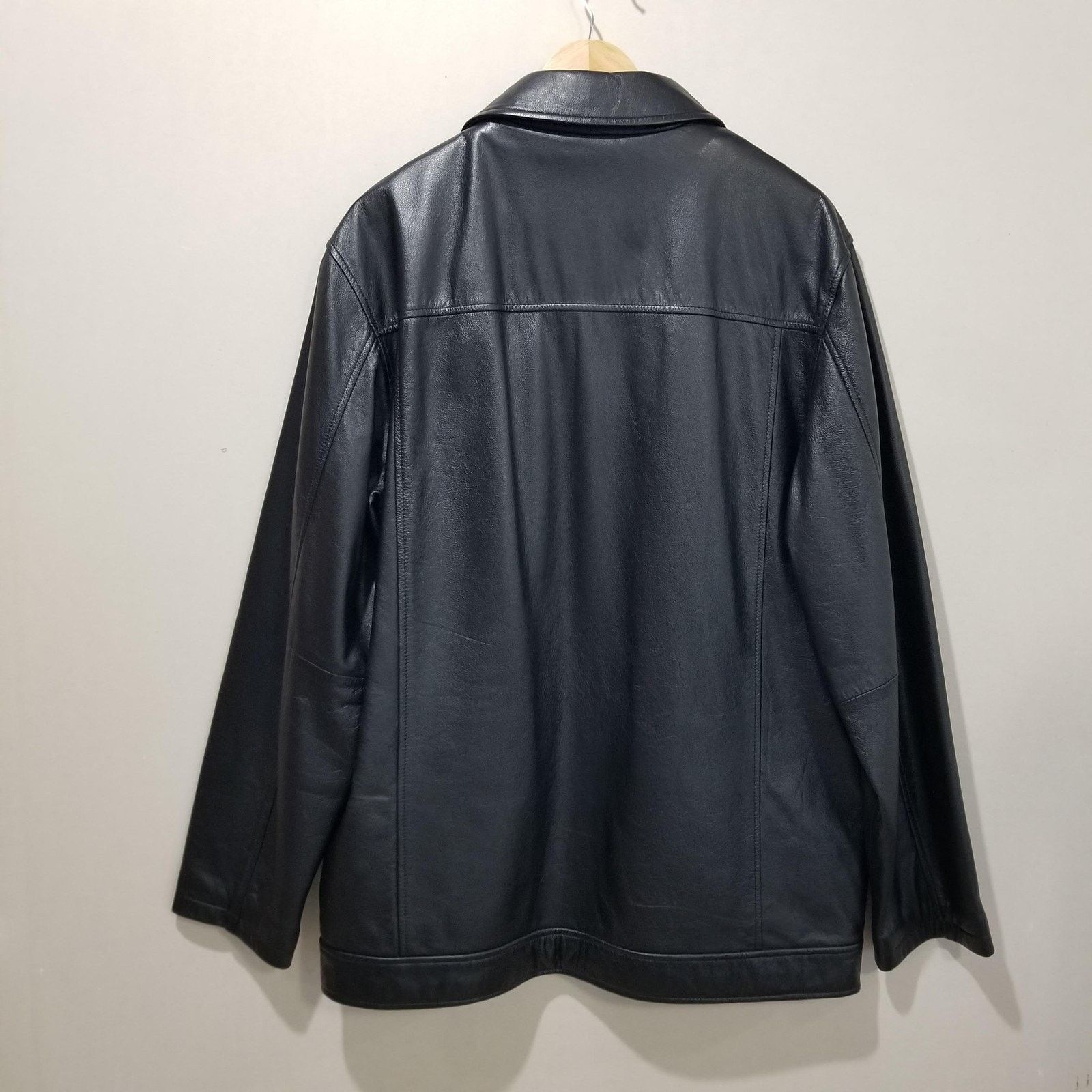 Wilsons Leather M Julian Leather Jacket Mens Medium Wilsons Zip Quilted Size US M / EU 48-50 / 2 - 2 Thumbnail