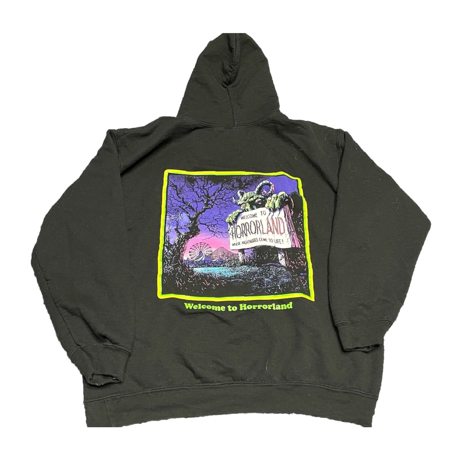Vintage Goosebumps Hoodie Pullover Mens M Black Movie Streetwear Adult Medium Mens Size US M / EU 48-50 / 2 - 2 Thumbnail