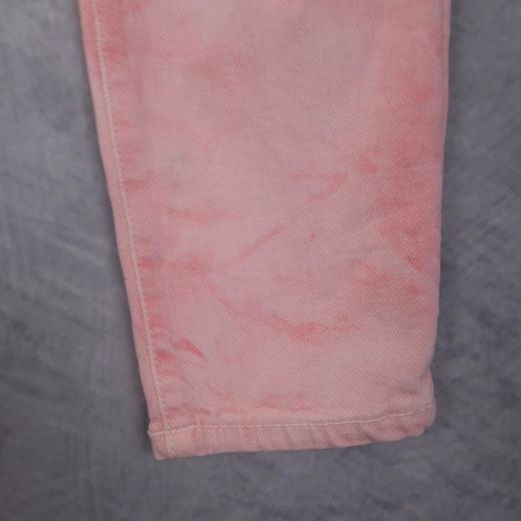 Alice + Olivia Alice + Olivia Jeans Womens 26 Pink Crystal Cloud High Rise Skinny Jeans Women's Pink Crystal Cloud Tie Dye High Rise Skinny Size 26" / US 2 / IT 38 - 6 Thumbnail